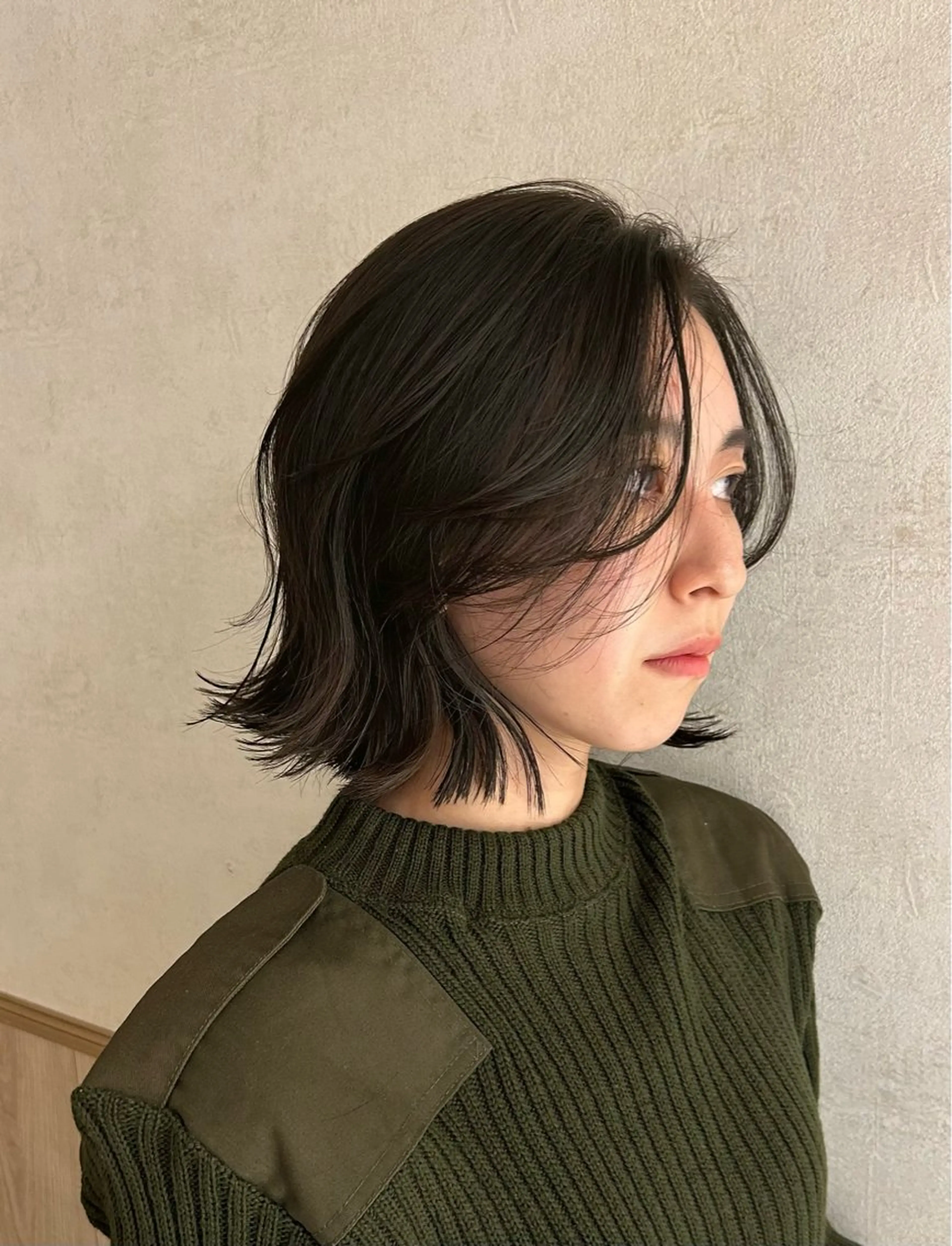 ショート カラー 黒髪 顔周りカット Sora/レイヤー/ 似合わせカラー🤎のヘアスタイル