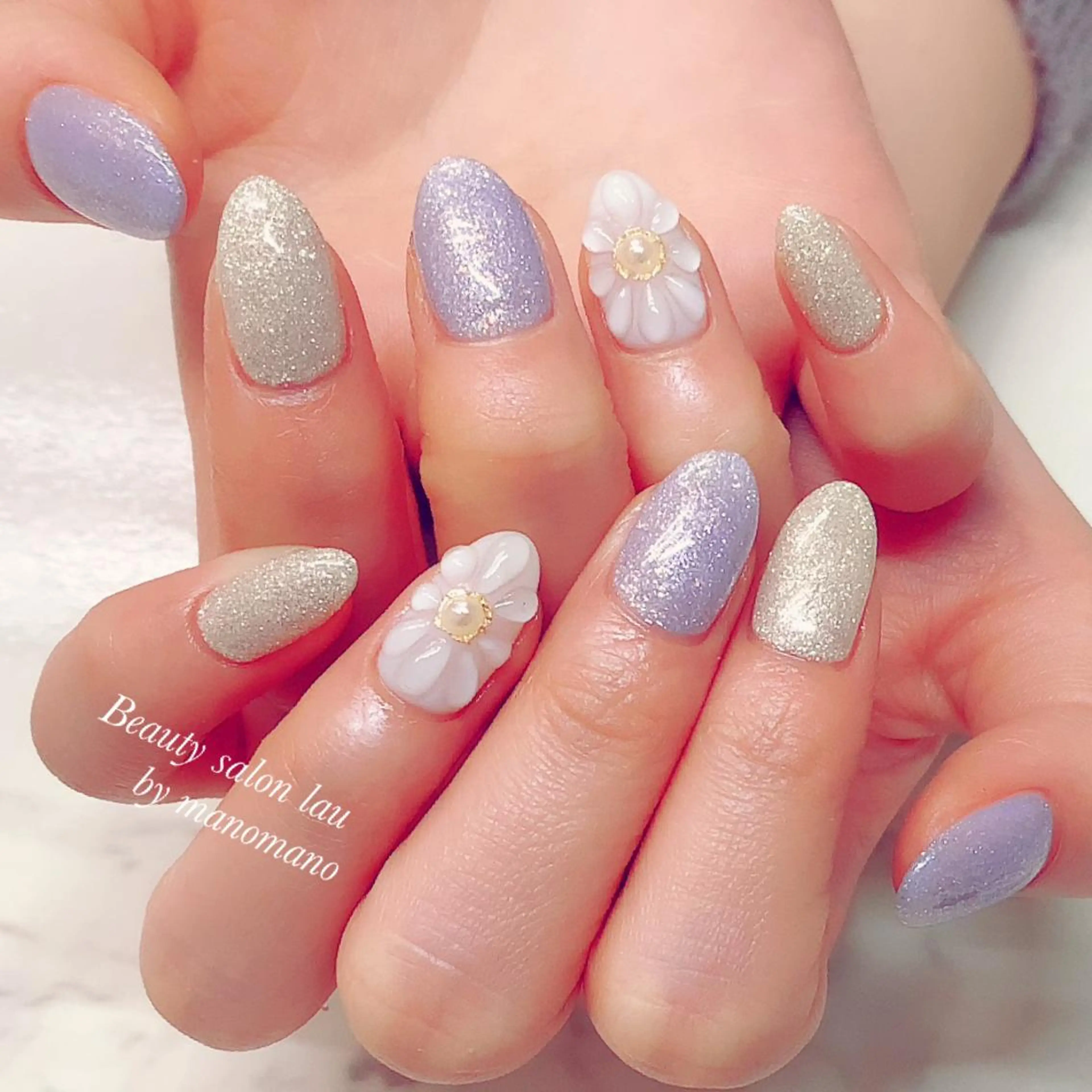 ネイル ハンドネイル ラウバイマノマノ なかざとのネイルデザイン