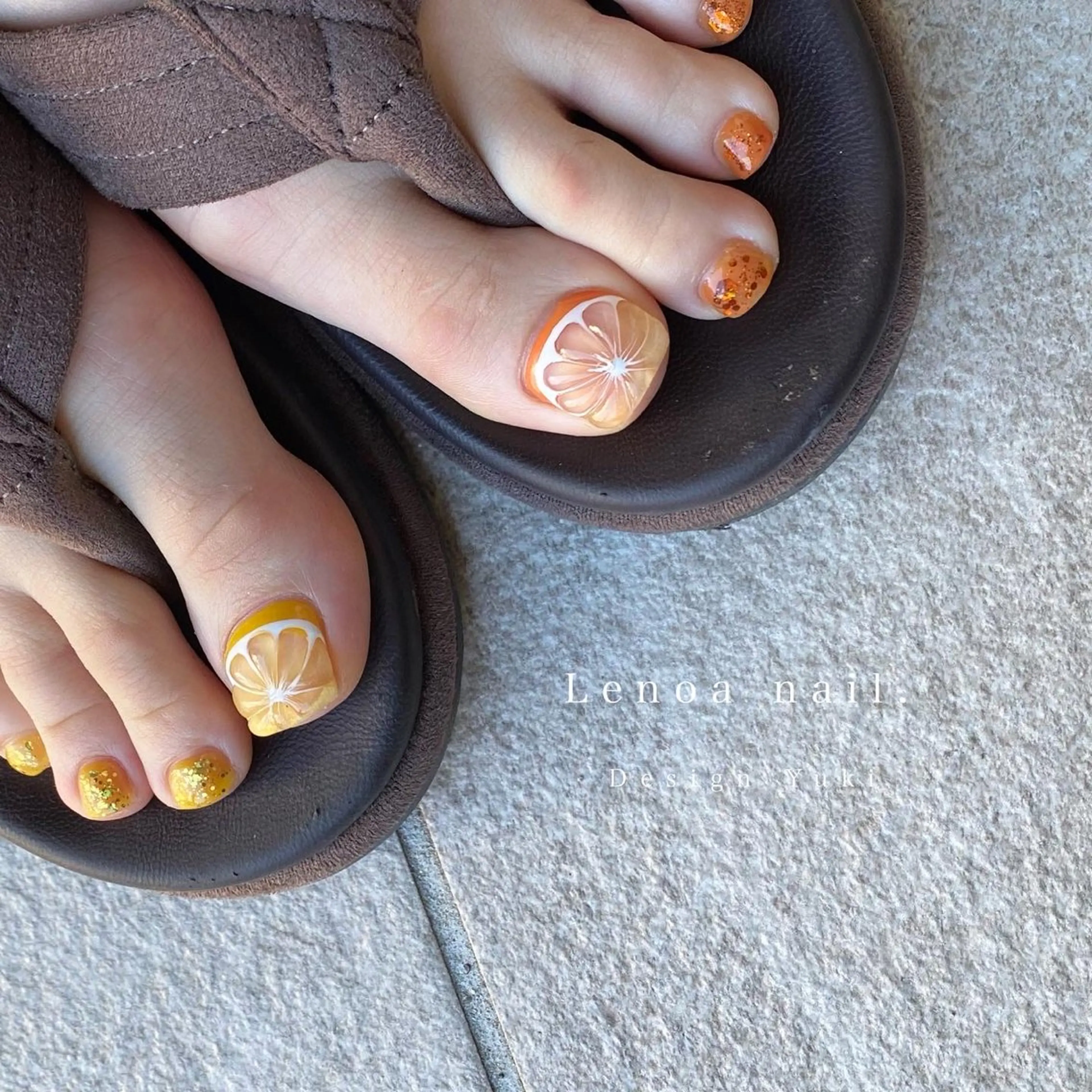 ネイル フットネイル Lenoa Yukiのネイルデザイン