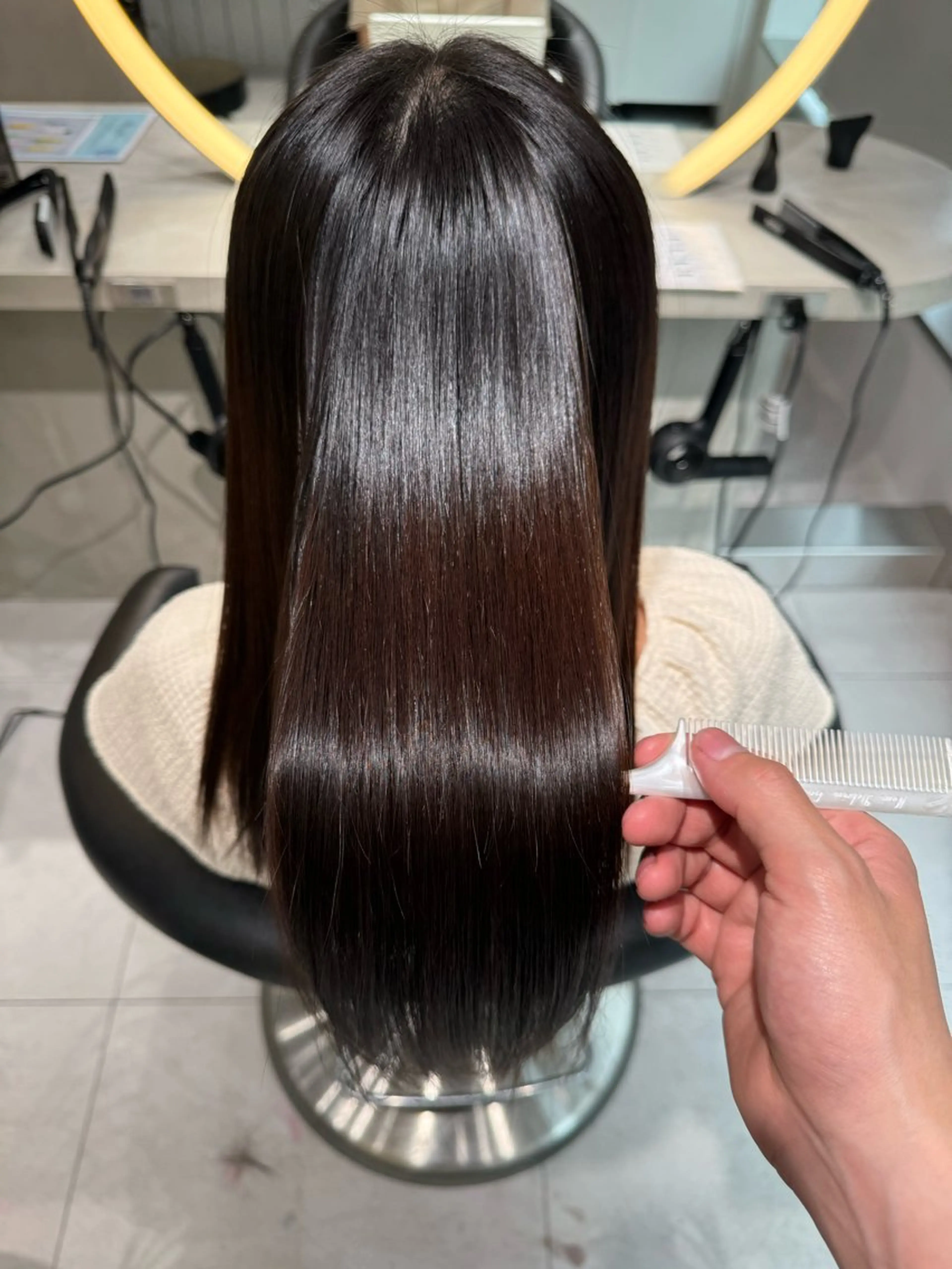 カラー 縮毛矯正 トリートメント レイヤー/縮毛矯正 のマスター【タケル】のヘアスタイル