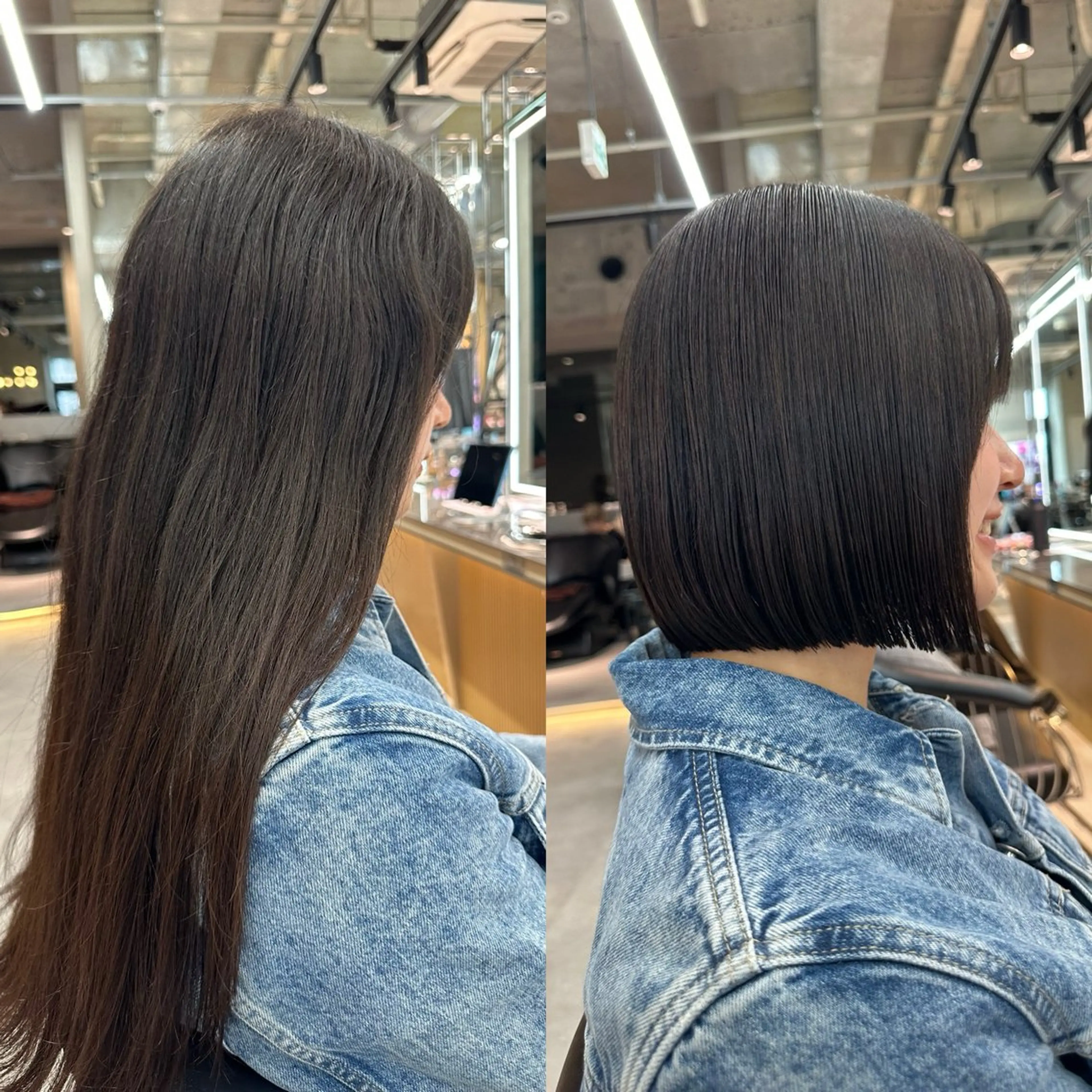 ミディアム カット 縮毛矯正 トリートメント ✨髪質改善特化✨副 店長椎葉信乃介のヘアスタイル