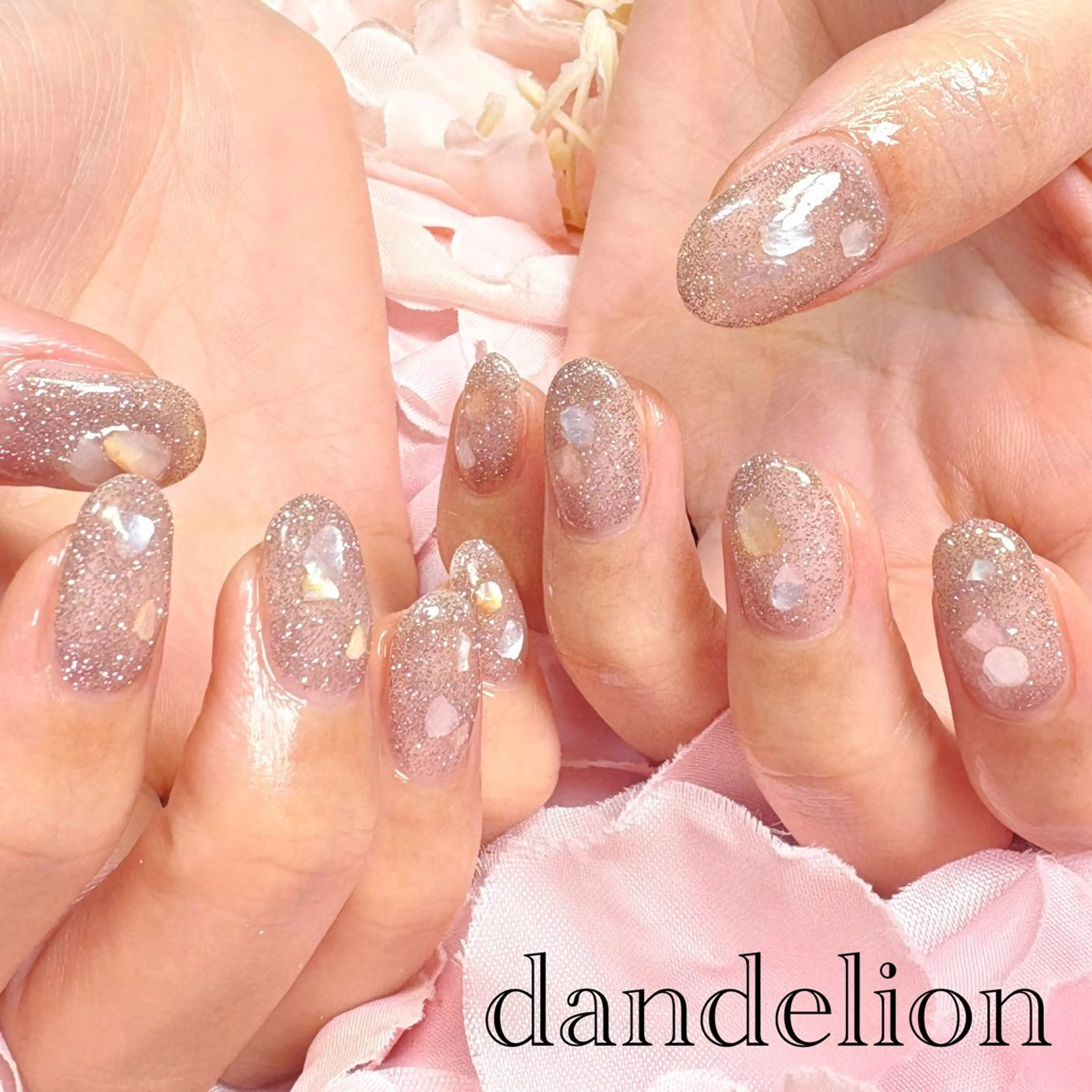 ネイル ハンドネイル ハンドケア dandelion ダンデライオンのネイルデザイン