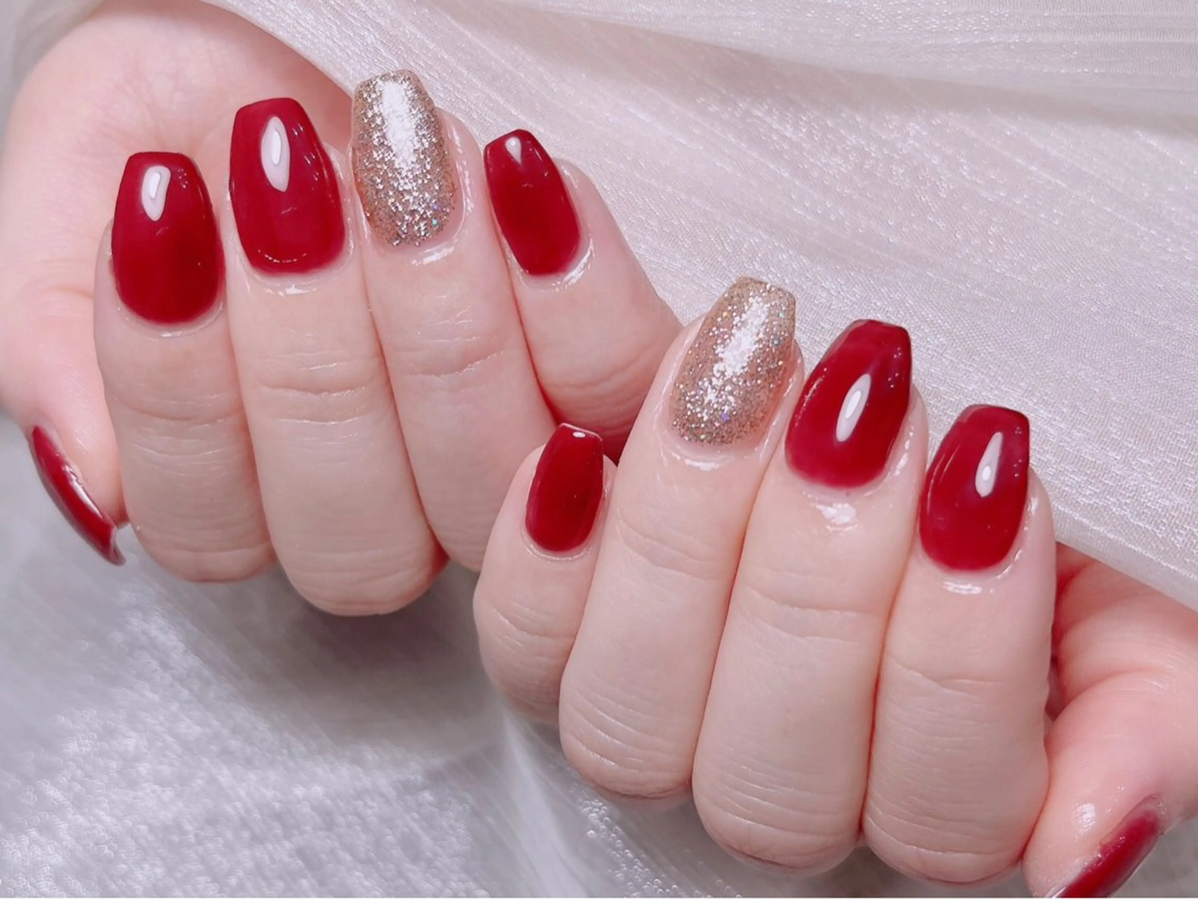 ❤️‍🔥【大人気】🎀【2色まで】ワンカラーorラメグラ（メンズok)❣️ソフトジェルオフ込みの写真