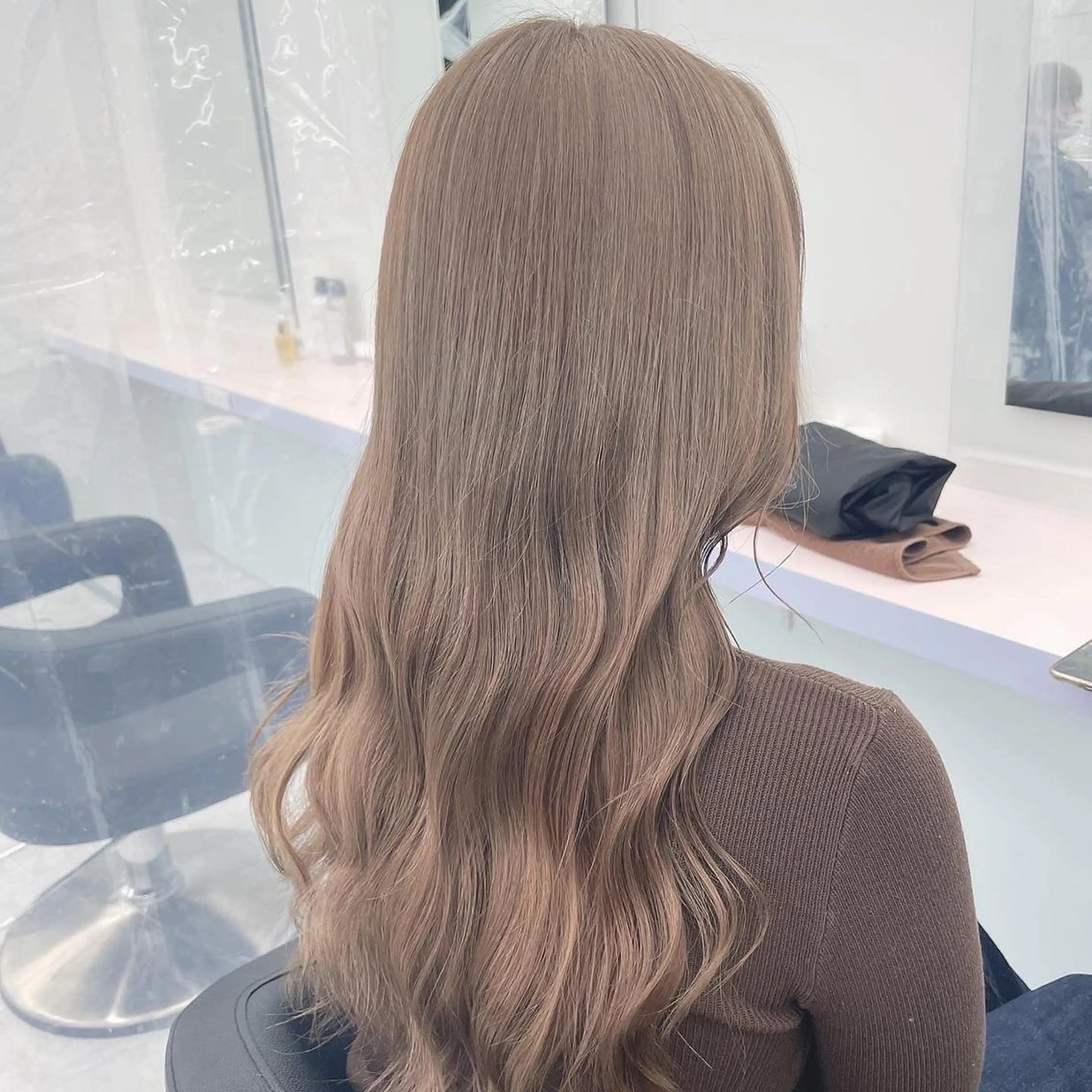 ロング カラー 💗爆美女製造機💗 ハイトーン-髪質改善のヘアスタイル