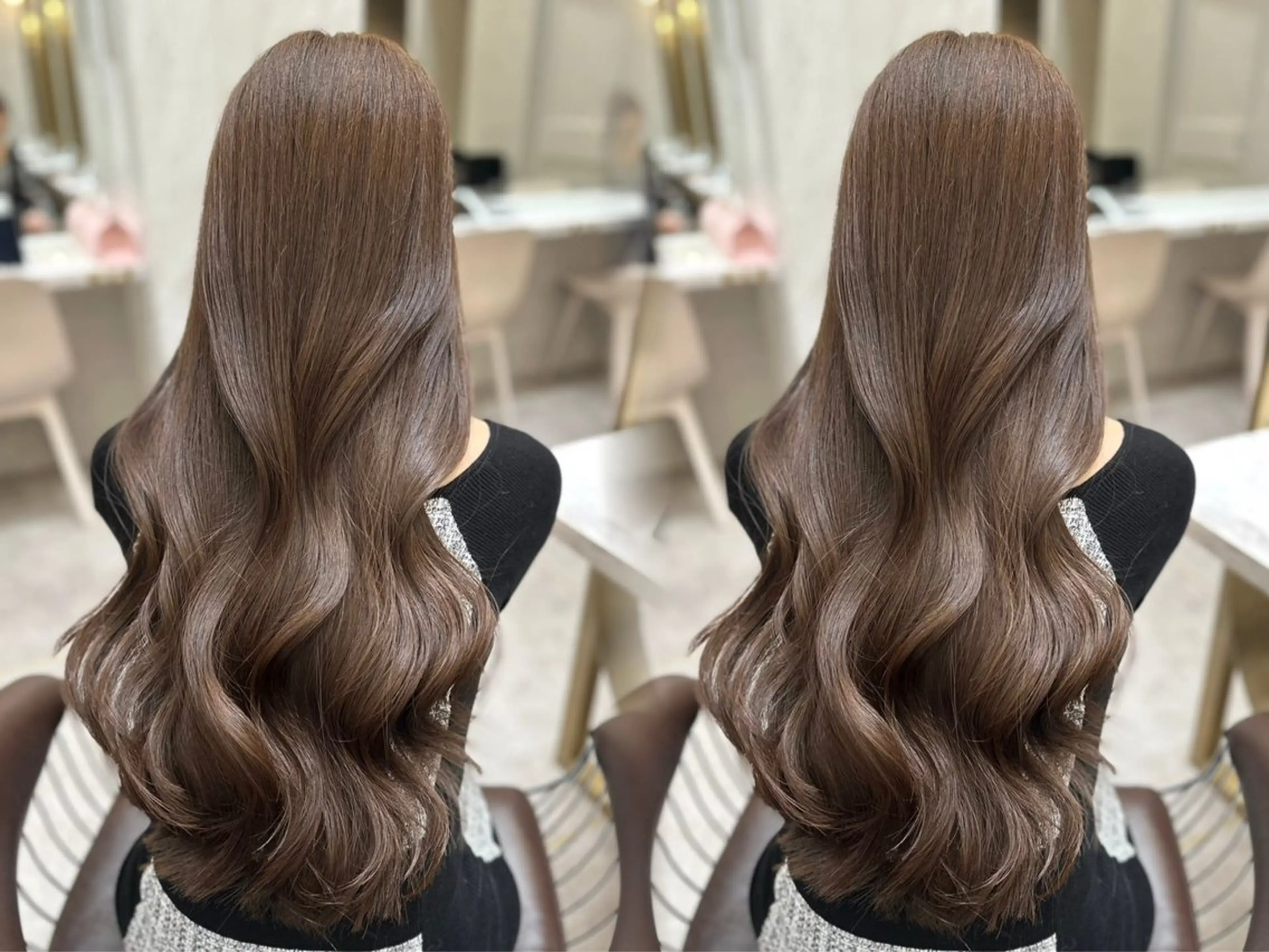 ロング ロング ヘアカラー 縮毛矯正/髪質改善 🌟本郷壮一郎のヘアスタイル