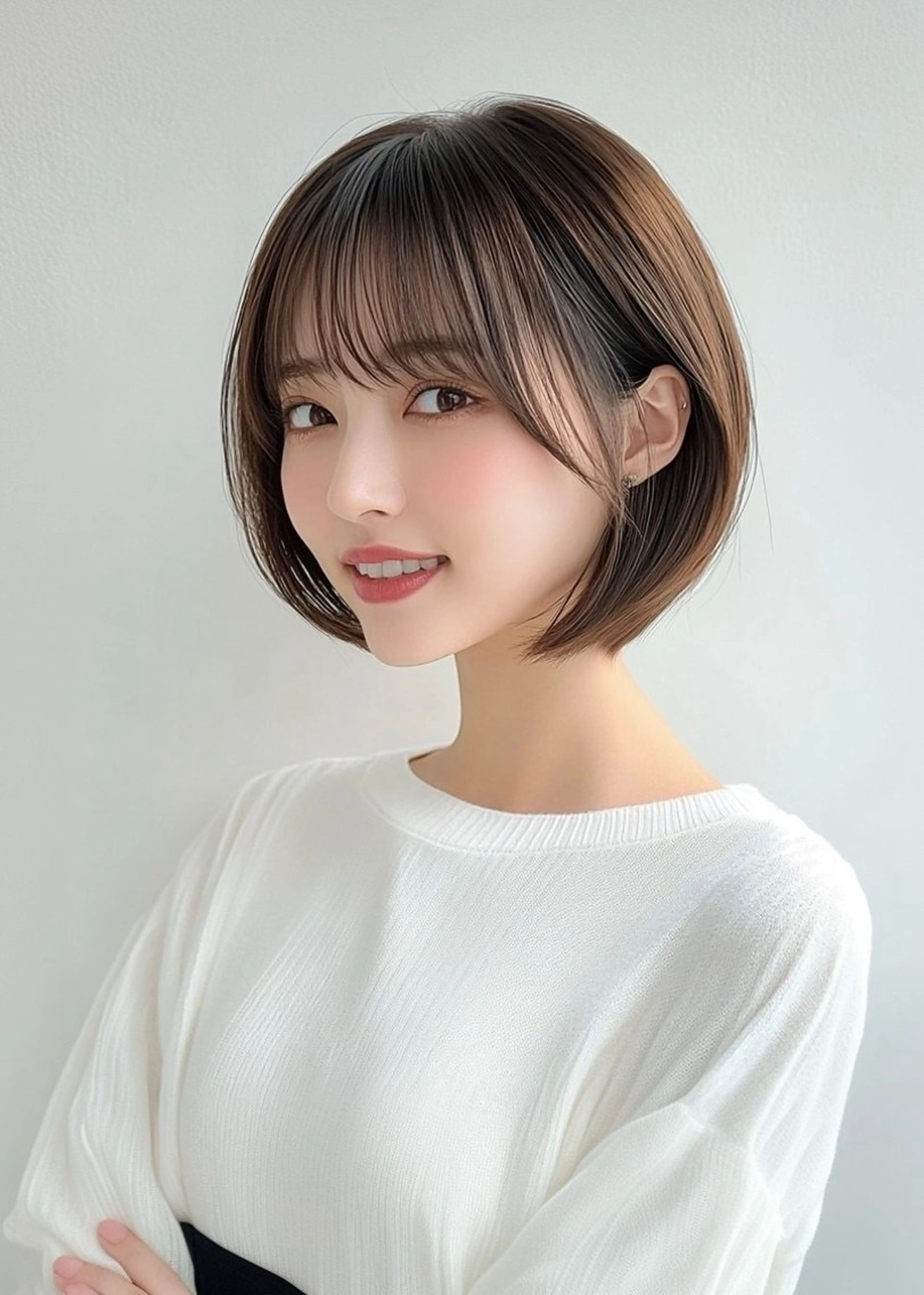 ショート カット ヘアカラー 🫧似合わせショート イシダ🫧のヘアスタイル
