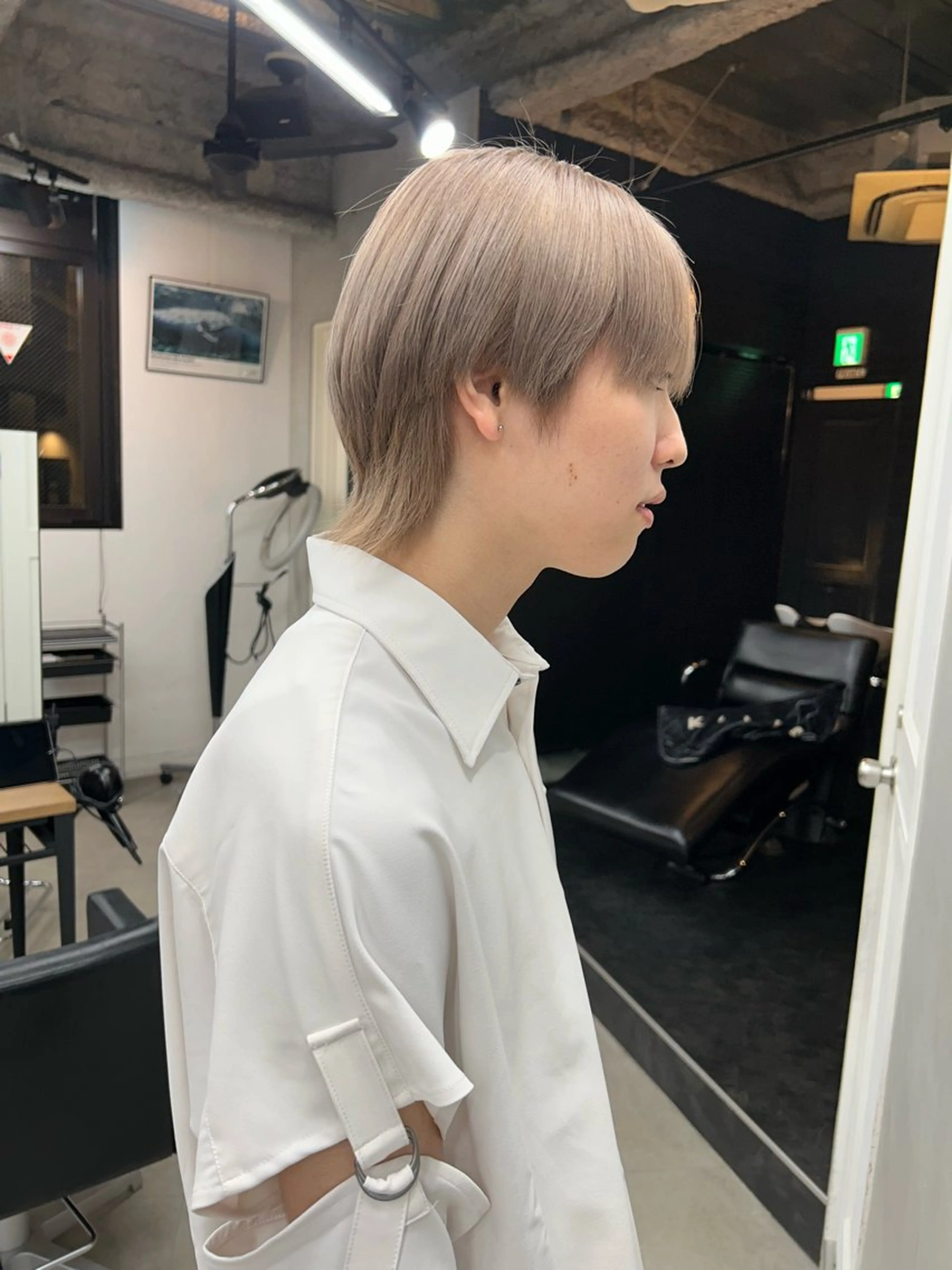 ショート 🫐寒色系カラー 🫐ヤマナカリリカのヘアスタイル