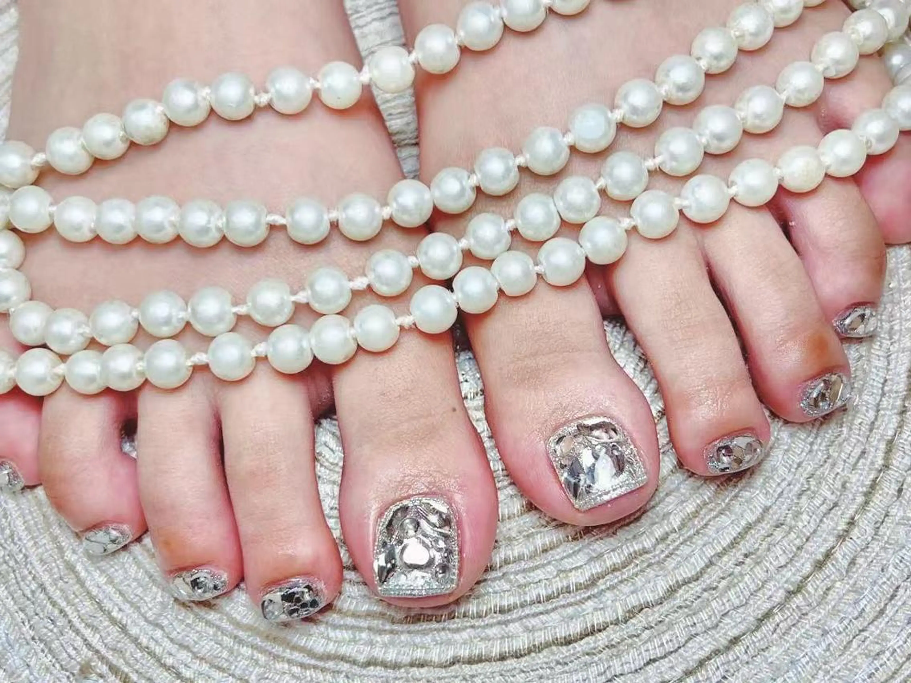 👣フット・120分つけ放題画像持ち込み9900円大きいパーツ/ストーンのせ放題ok)【初回ジェルオフ無料ケア込み】の写真