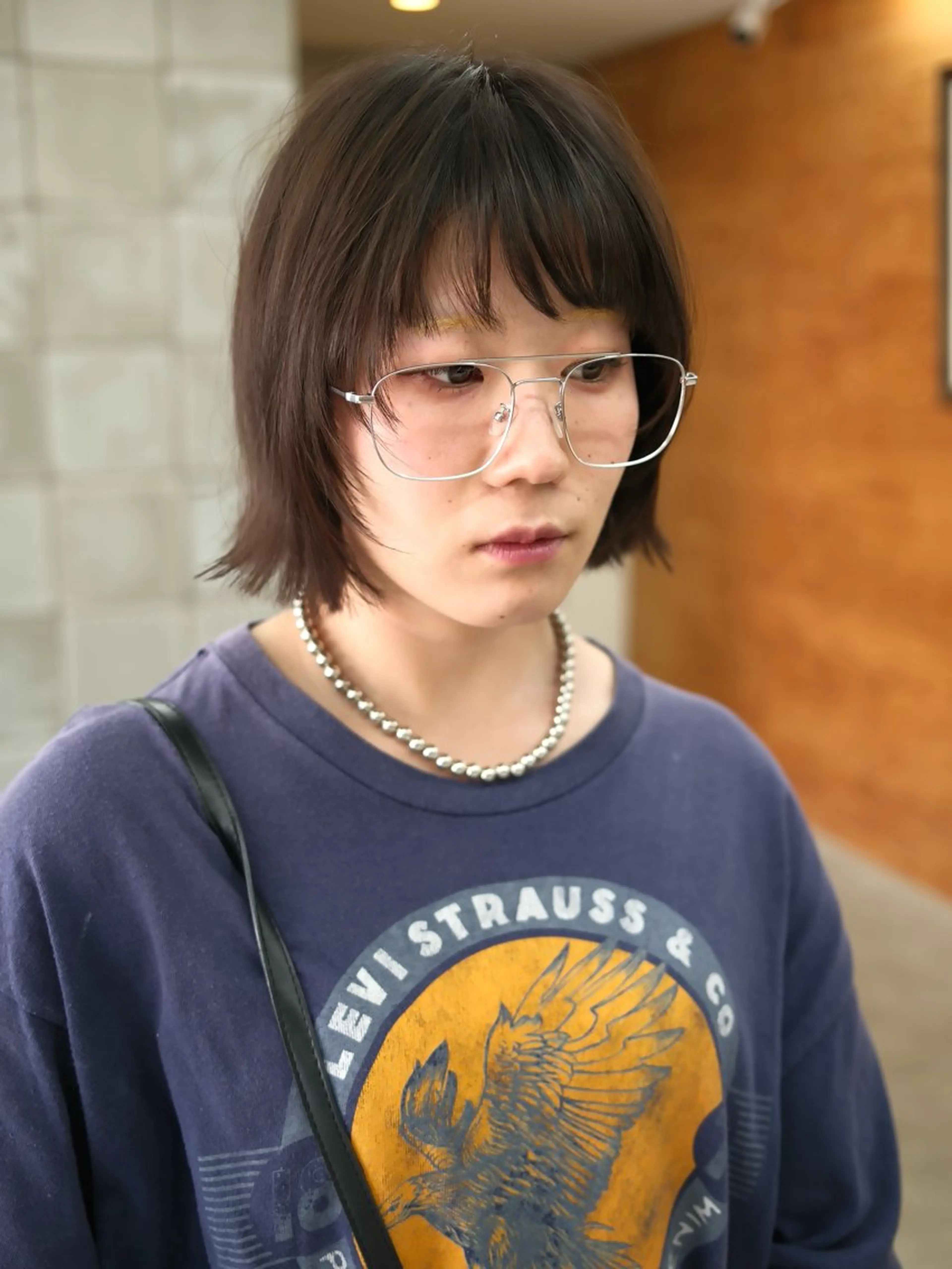 ミディアム カラー ボブ シャギー 外ハネヘア カット ヘアカラー トリートメント tetohair 森田浩平のヘアスタイル