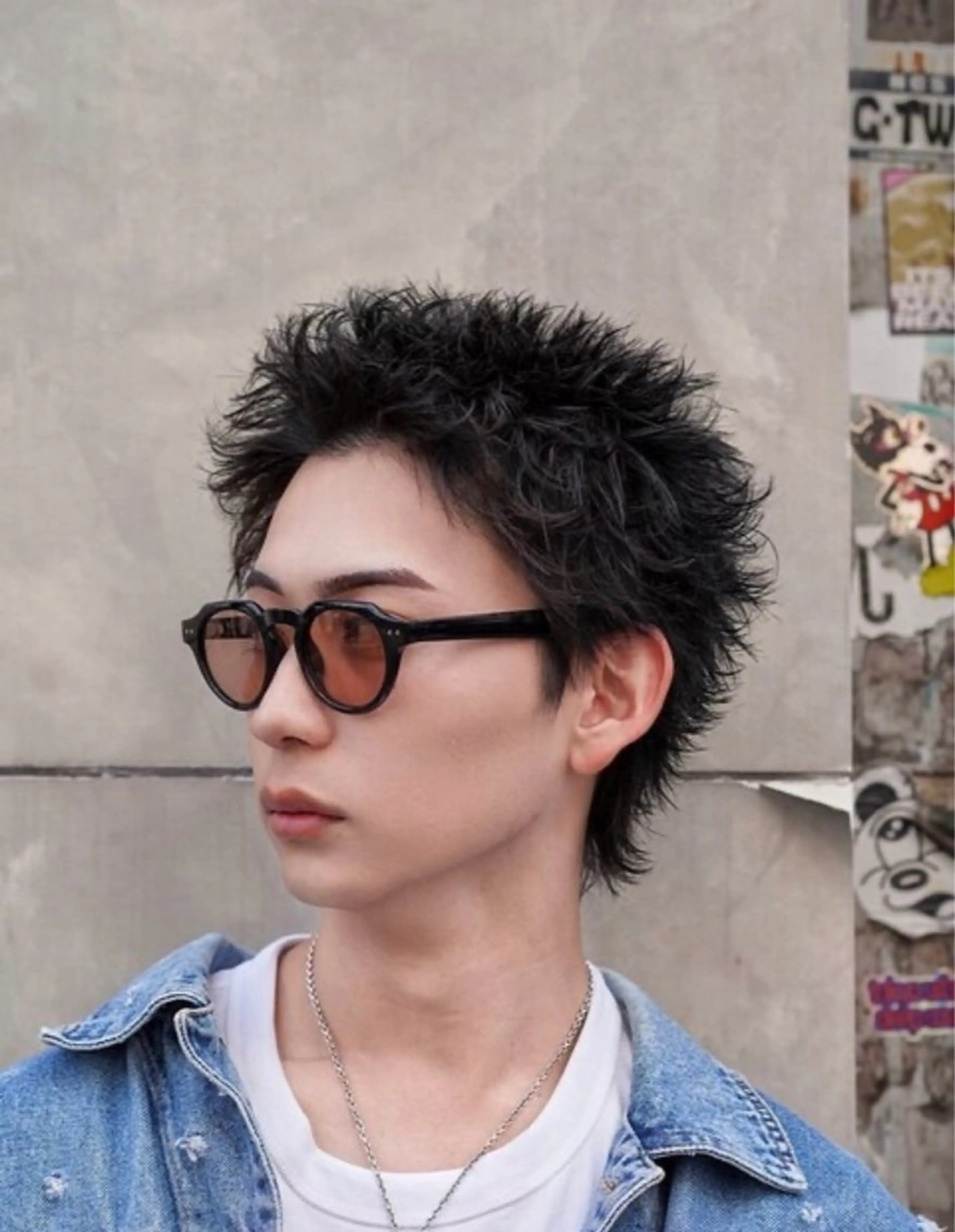 パーマ メンズ メンズパーマ スパイキーショート カット パーマ fifth栄|波巻き 職人🌀ゆうとのヘアスタイル