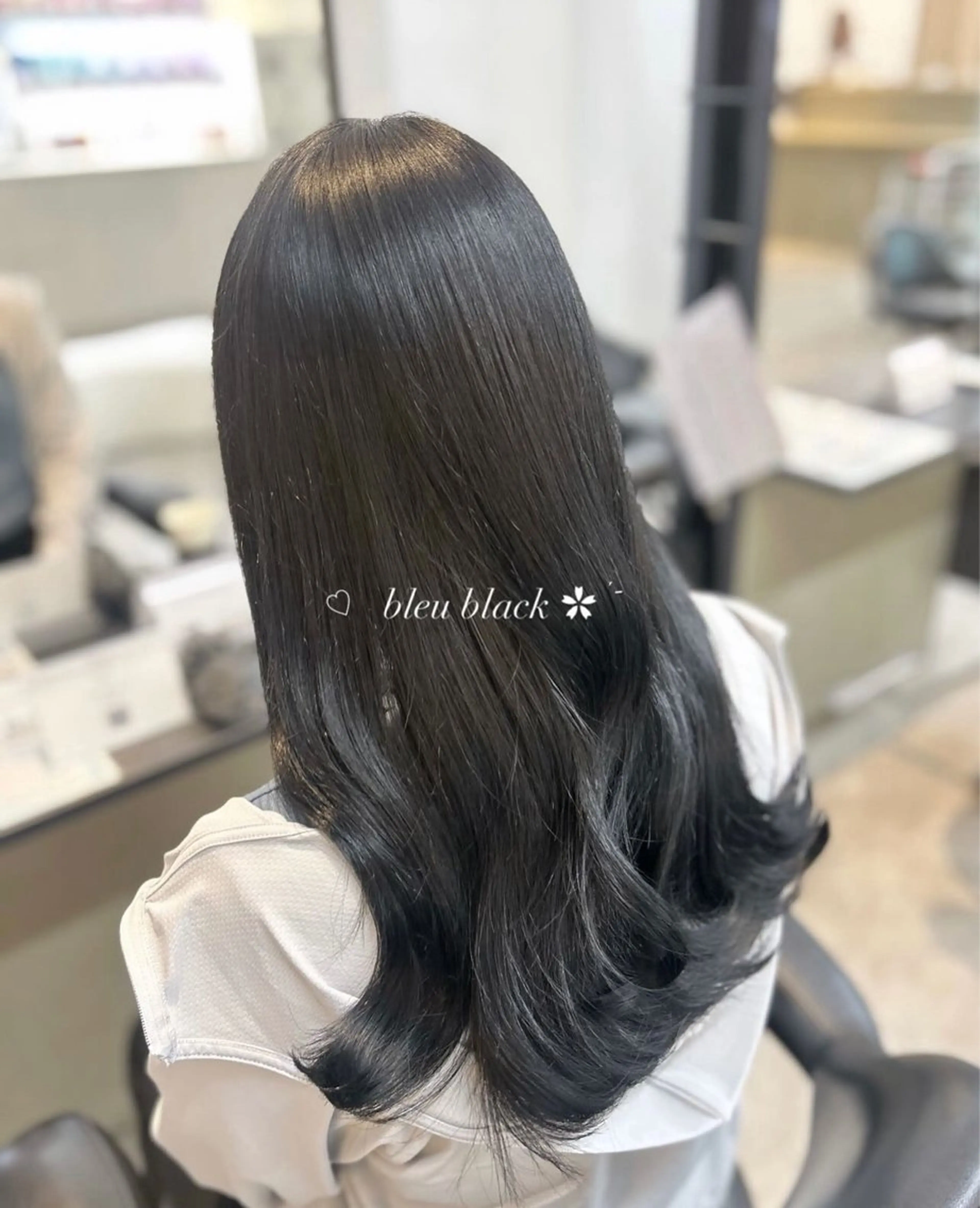 ロング カラー 透明感カラー୨୧ 松山理桜🩰˖ ࣪⊹のヘアスタイル