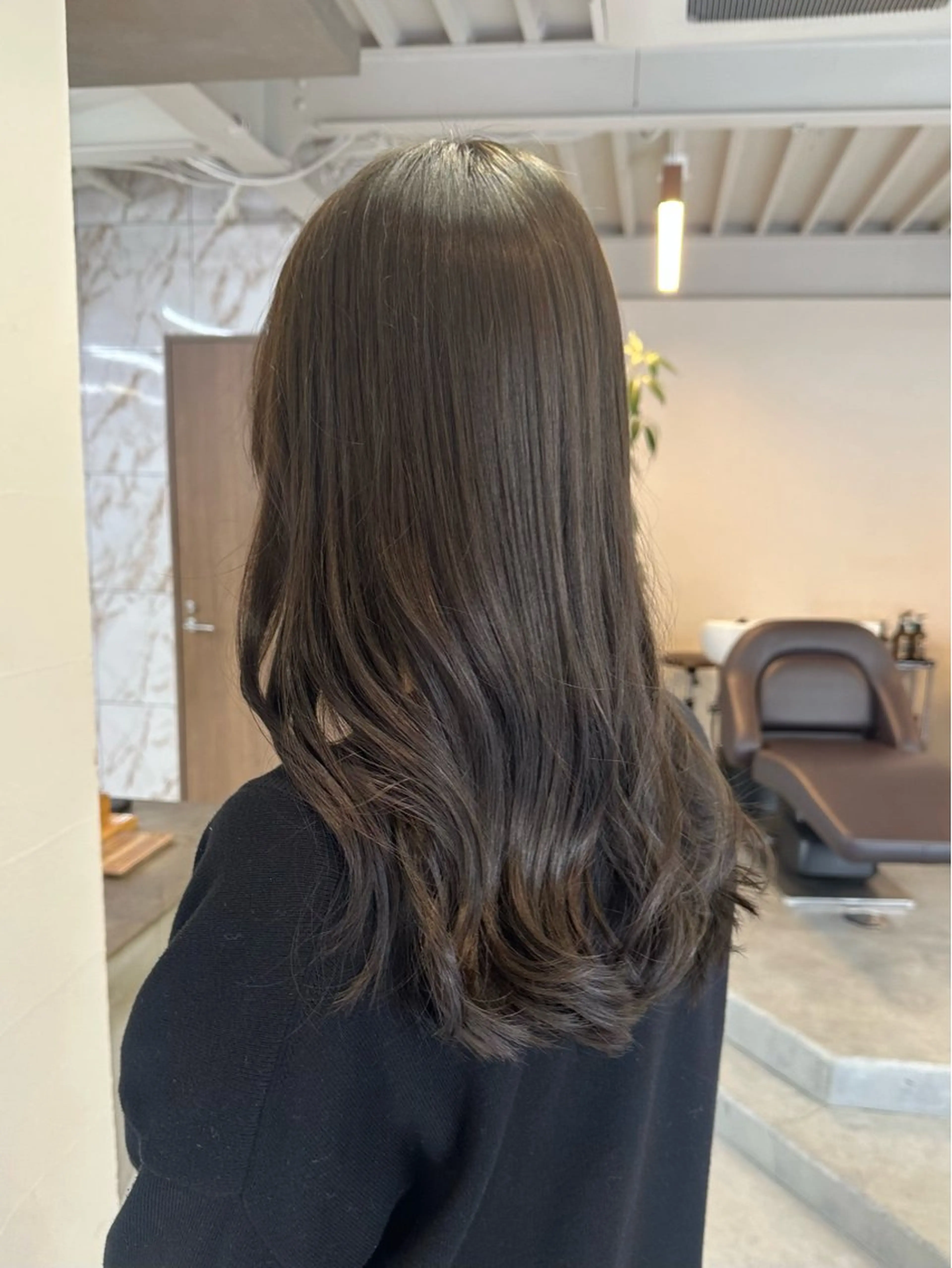 ロング カラー ヘアカラー トリートメント ハイトーン×似合わせ 🌱中川慎之介のヘアスタイル