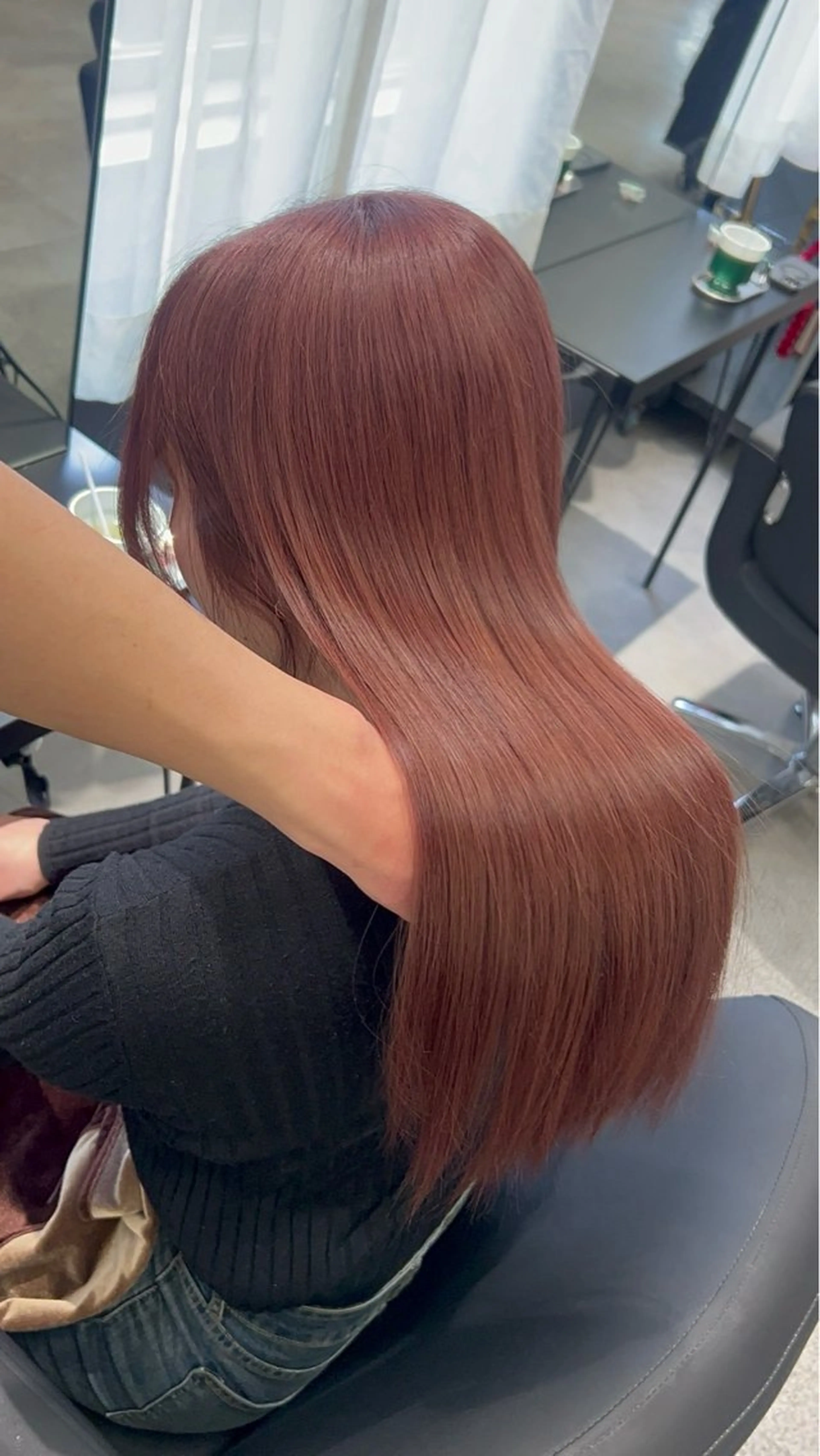 ロング カラー ヘアカラー トリートメント 光田 隼平のヘアスタイル