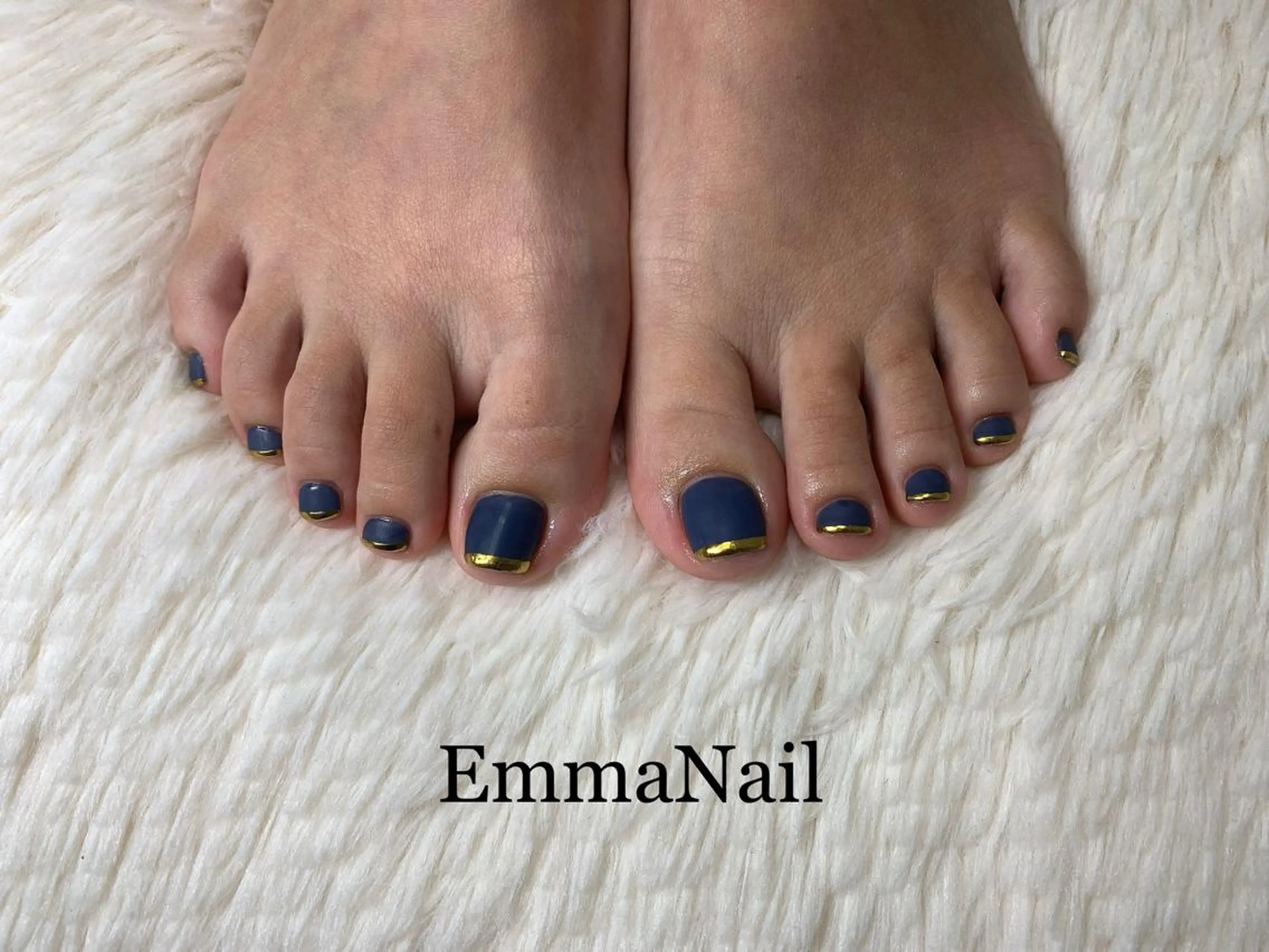 ネイル フットネイル マットネイル ミラーネイル フットネイル salon EM&A emiのネイルデザイン