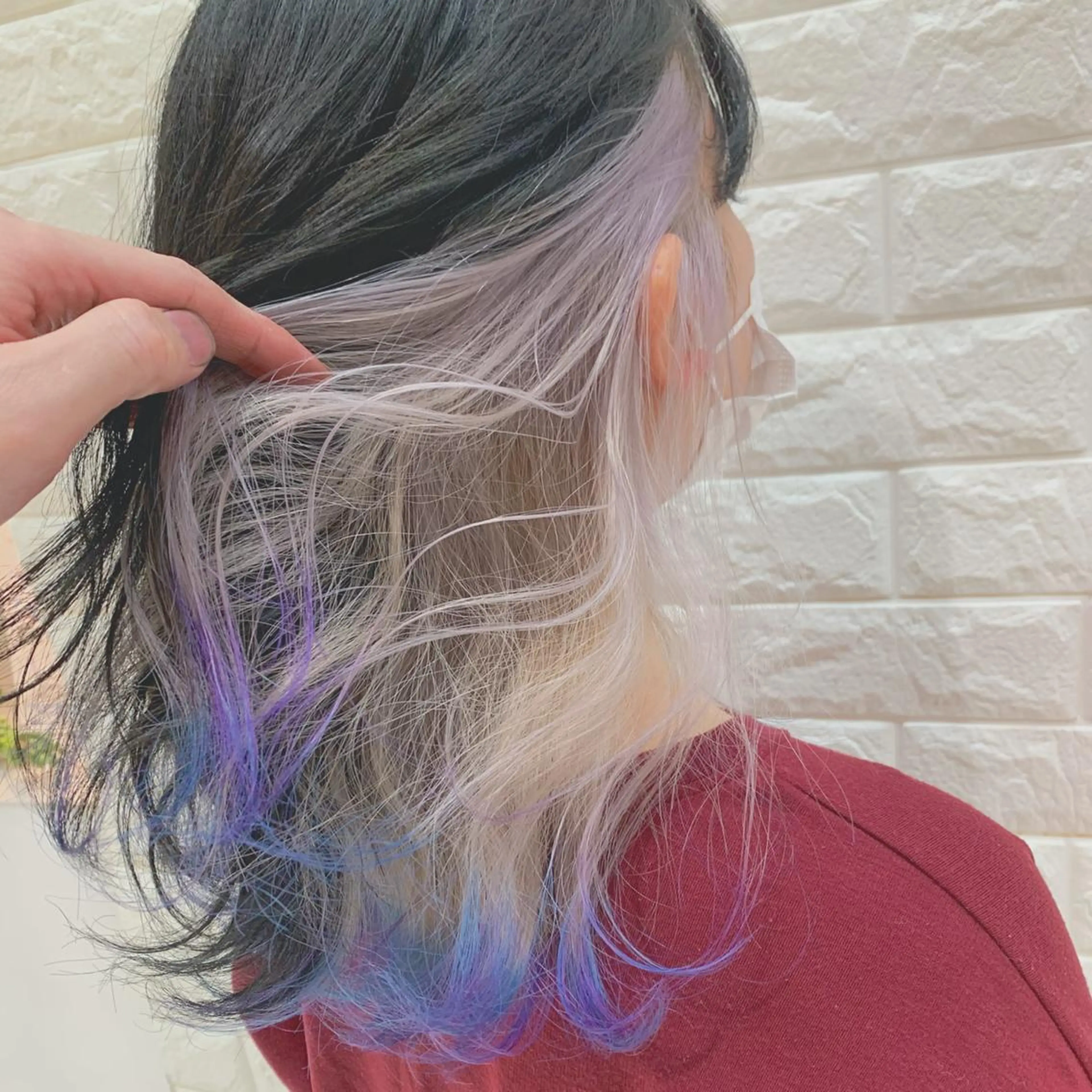 ミディアム ブリーチ&エクステ 🥀ケアカラー特化のヘアスタイル