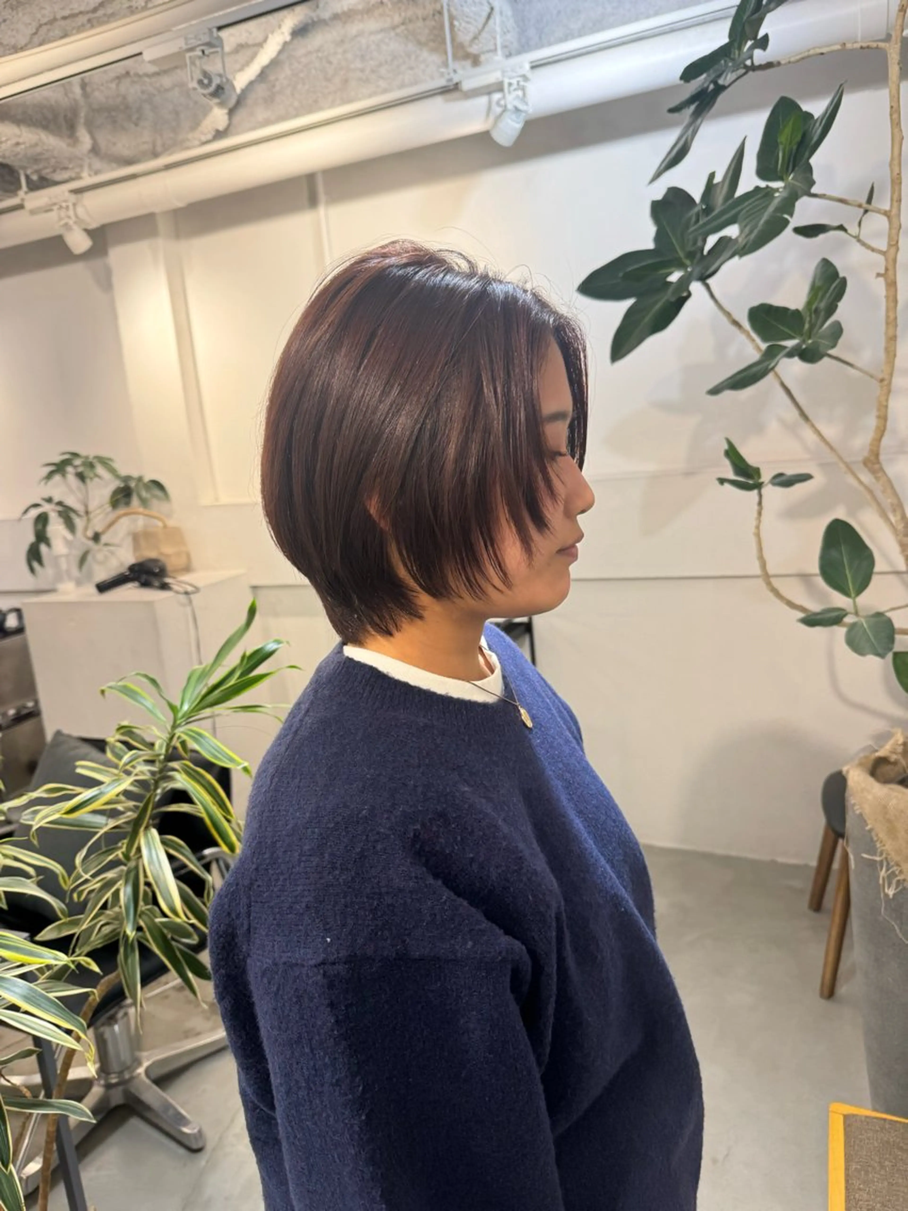 セミロング カット ヘアカラー トリートメント 顔周りcut・ご相談 ＝新宿しずく🇰🇷のヘアスタイル