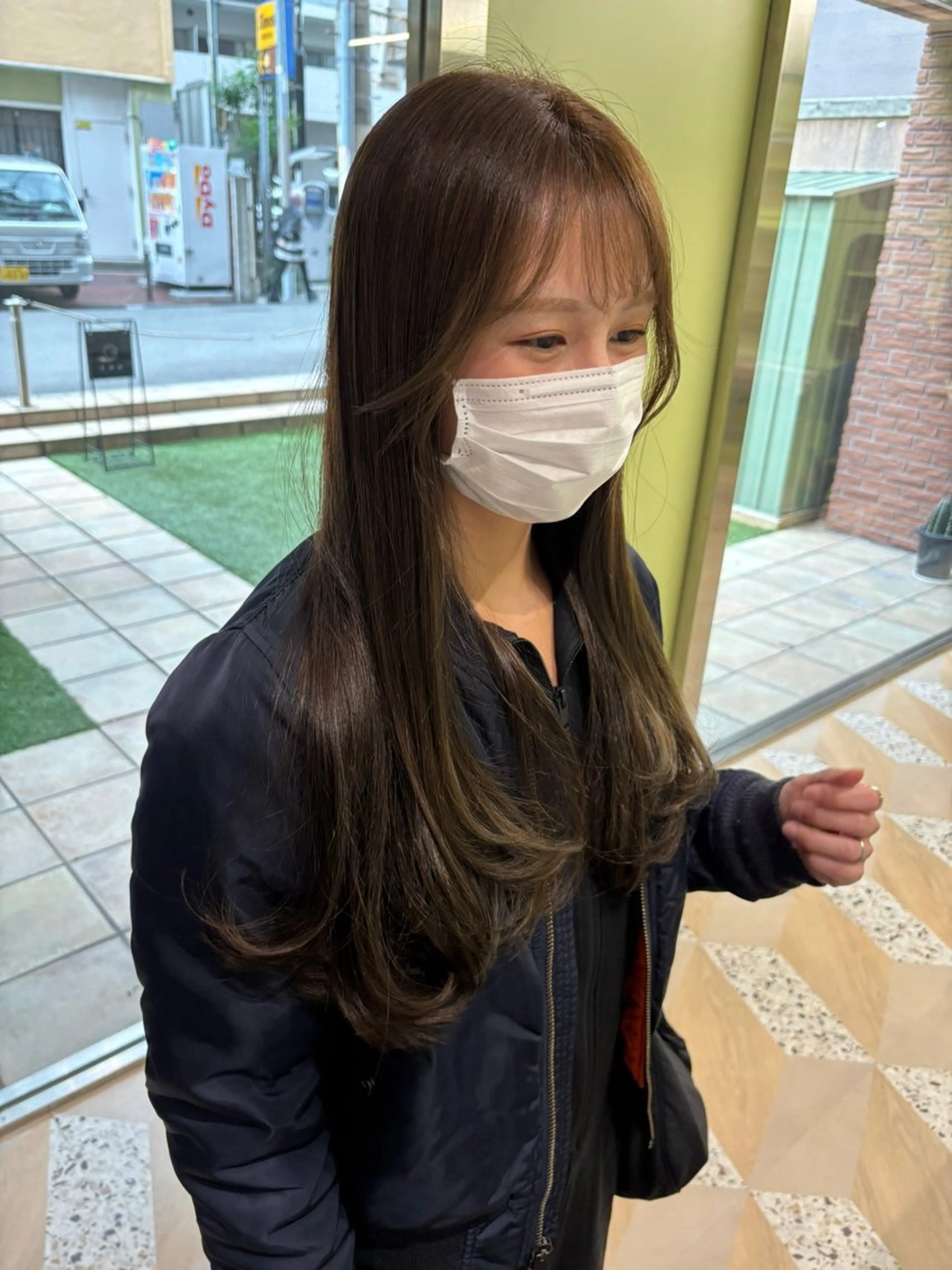 ロング カラー ショートボブ ベージュカラー ブリーチ ブラウンカラー ショコラベージュ ヘアカラー トリートメント 朝が楽になる髪質改善 /美髪矯正/KOHのヘアスタイル