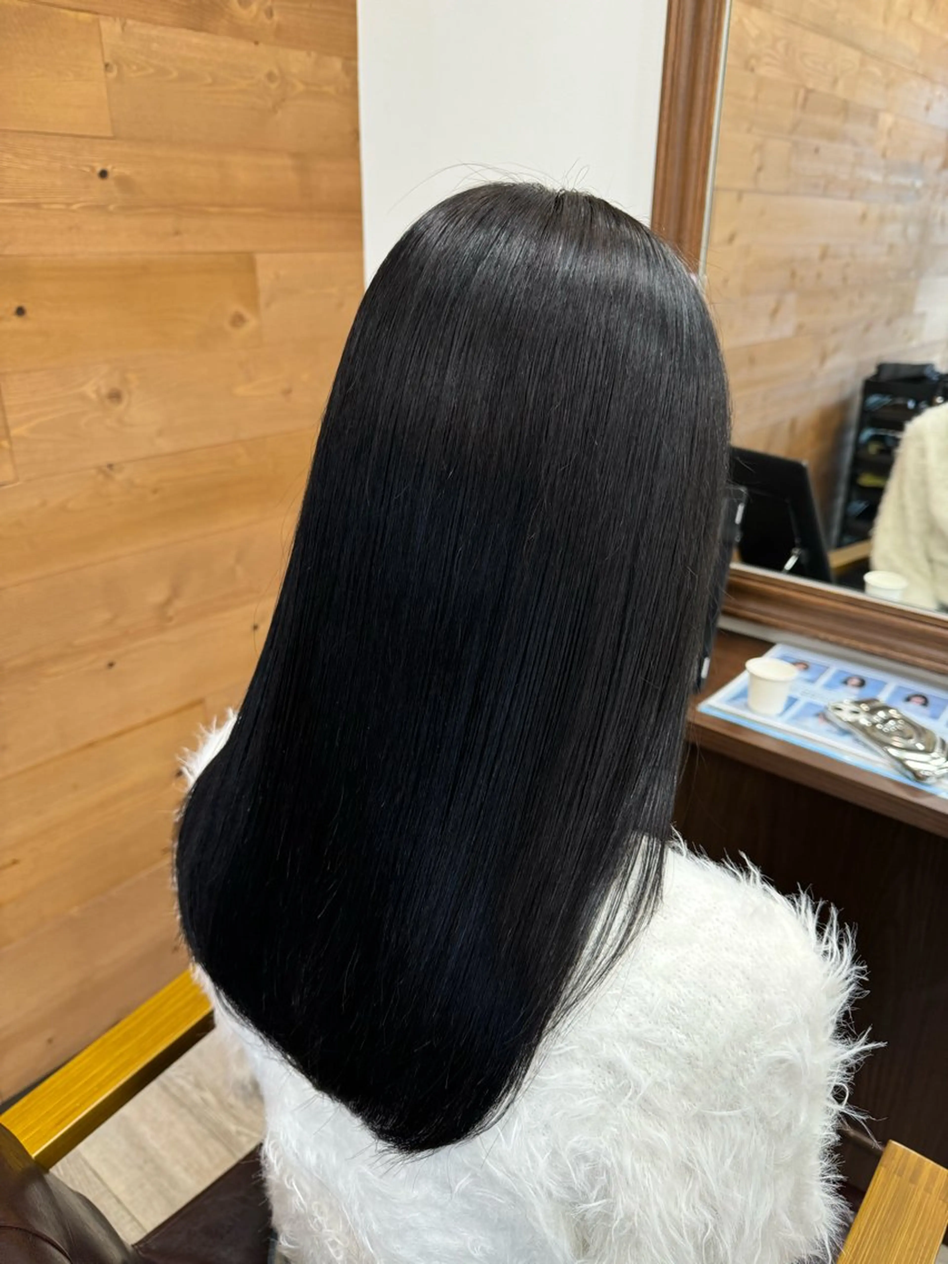 ロング ヘアカラー トリートメント メンズカット/透明感 カラー/河端悠花のヘアスタイル