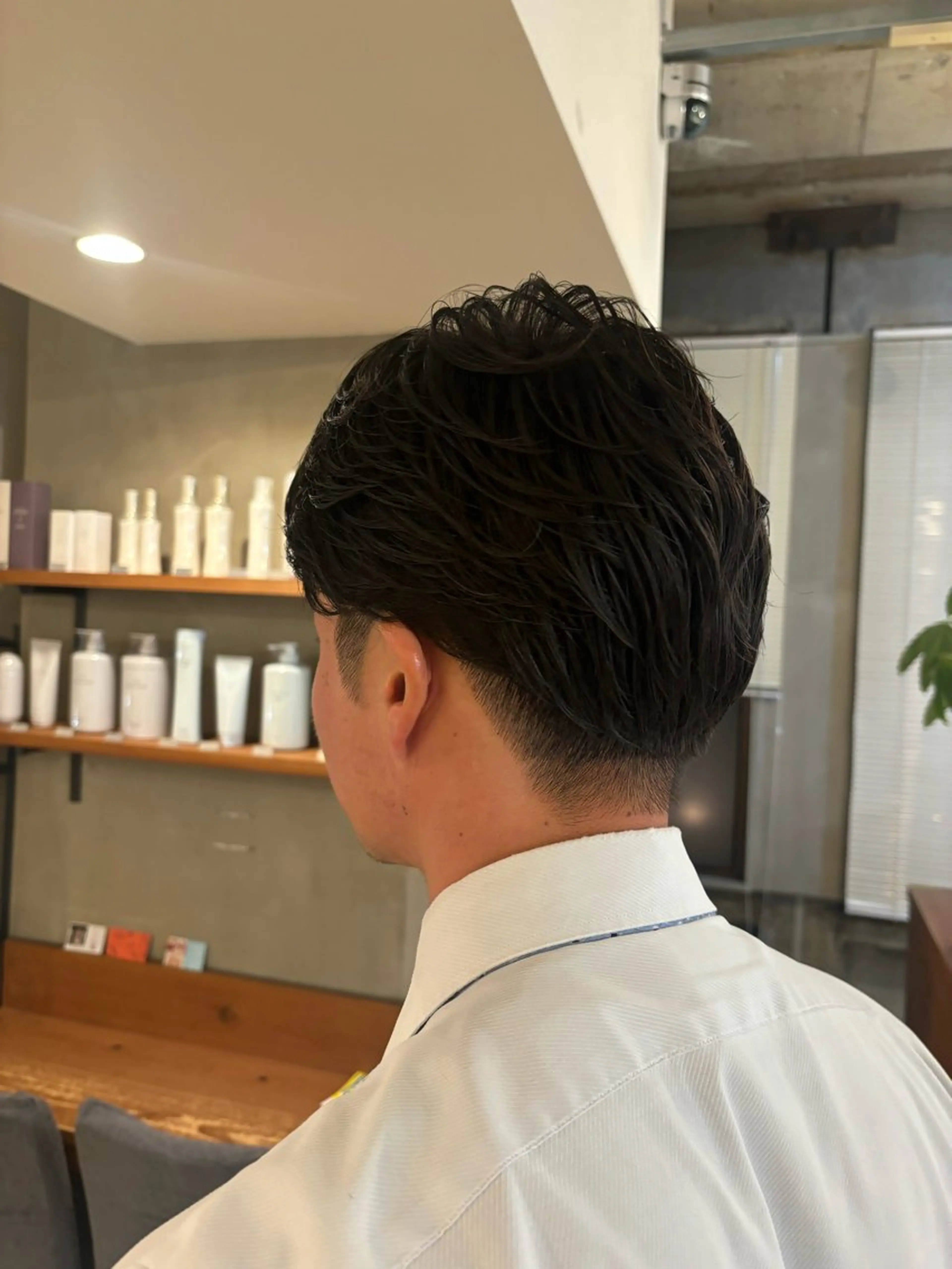 パーマ メンズ フェザーパーマ メンズパーマ 山形 梨沙のヘアスタイル