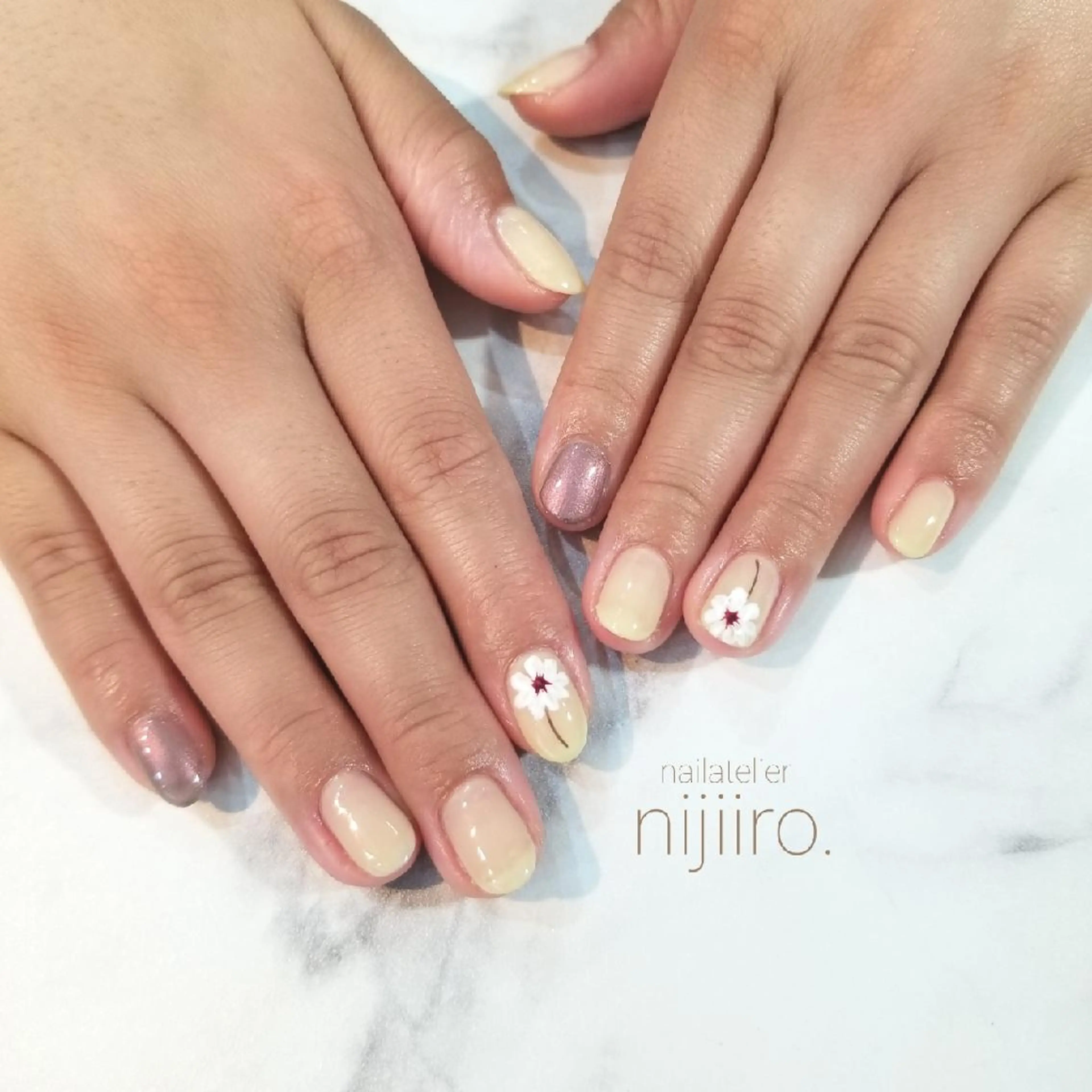 ネイル ハンドネイル nijiiro🌈 サトウのネイルデザイン