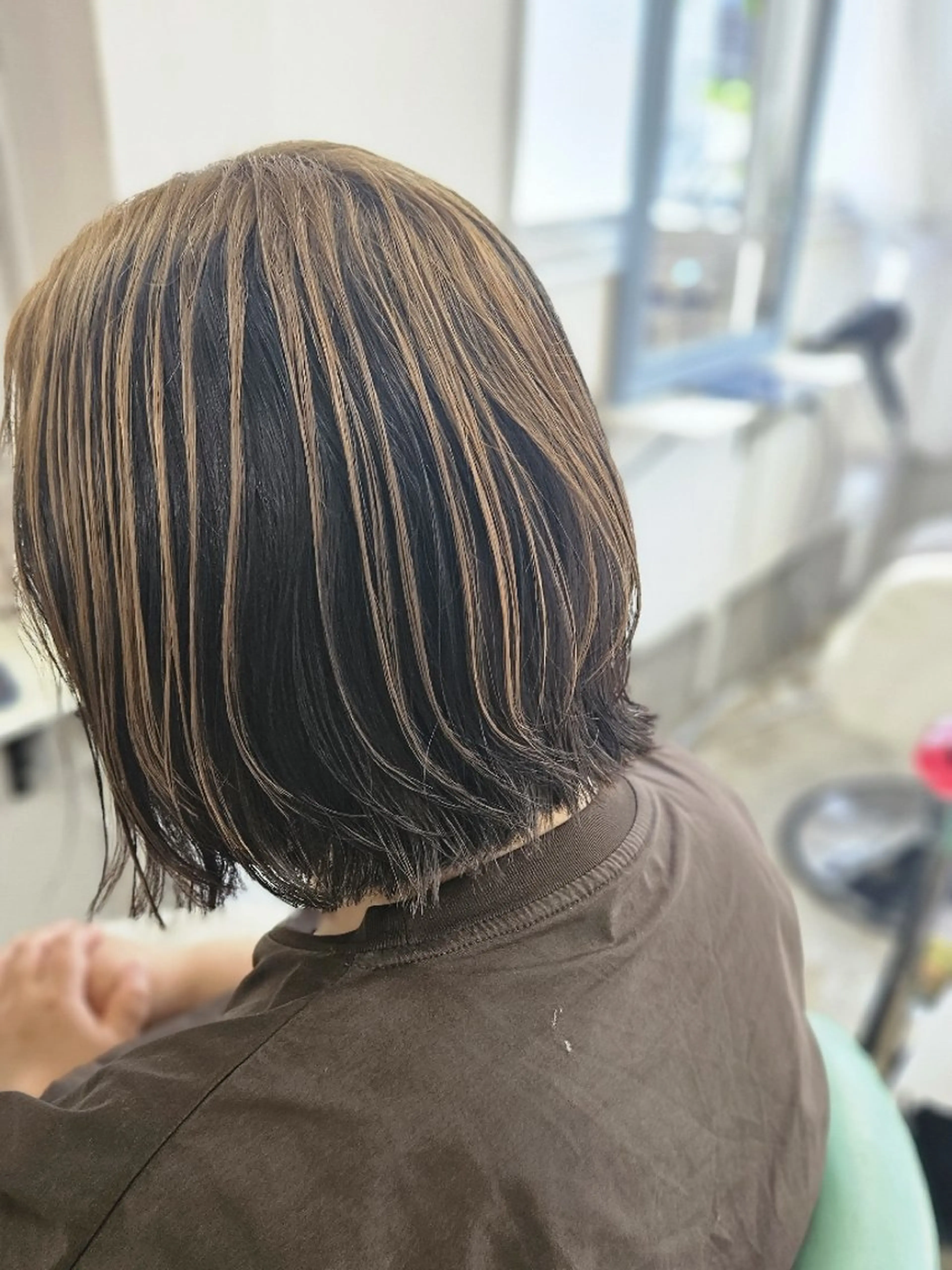 ショート ボブ 外ハネヘア カット  熊野 タイソンのヘアスタイル