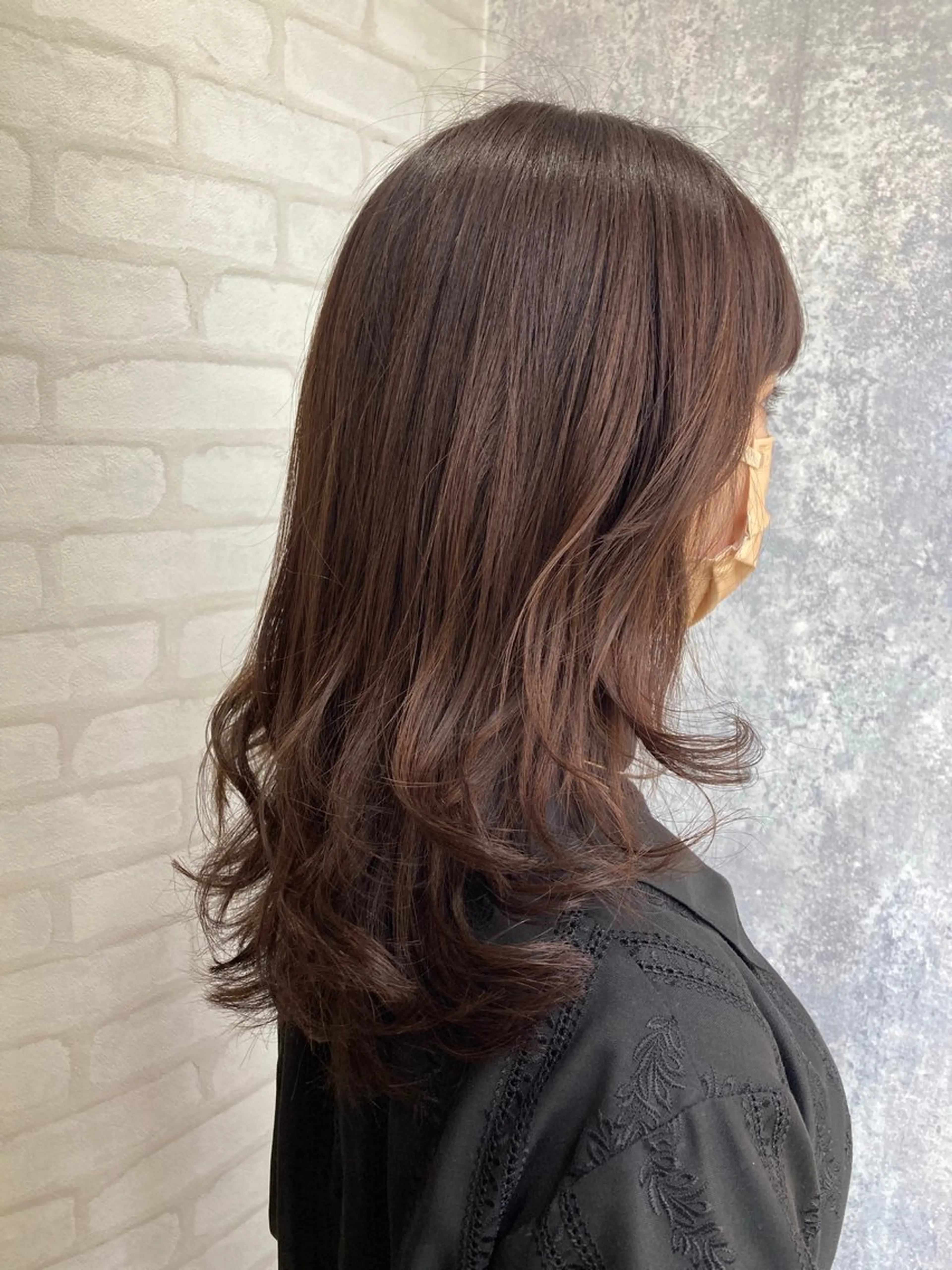 セミロング セミロングパーマ SALOWIN 表参道FLAT店所属・トップスタイリスト澤 奈緒美のヘアスタイル