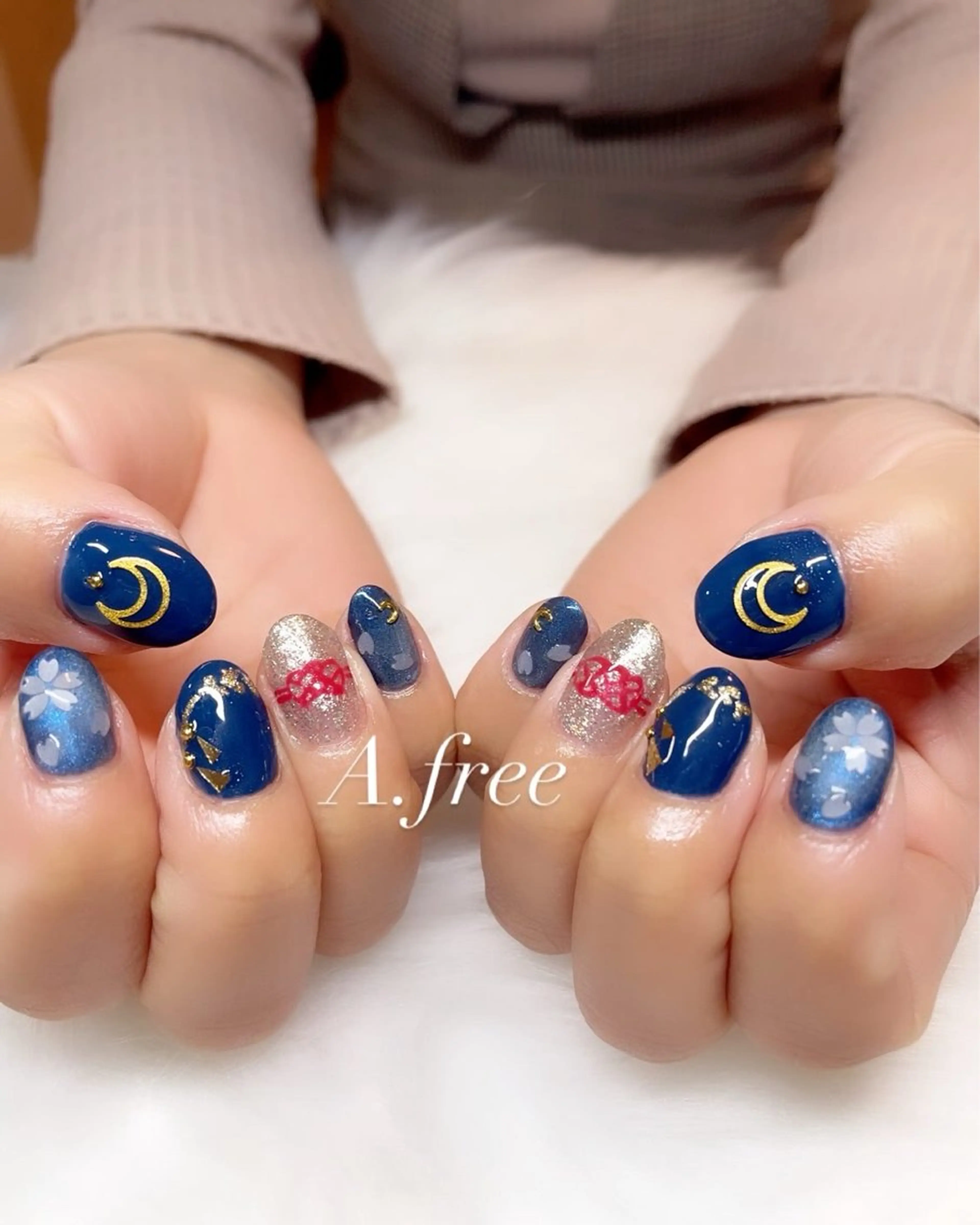 ネイル A.free✧*｡ アレルギー対応✧*｡のネイルデザイン