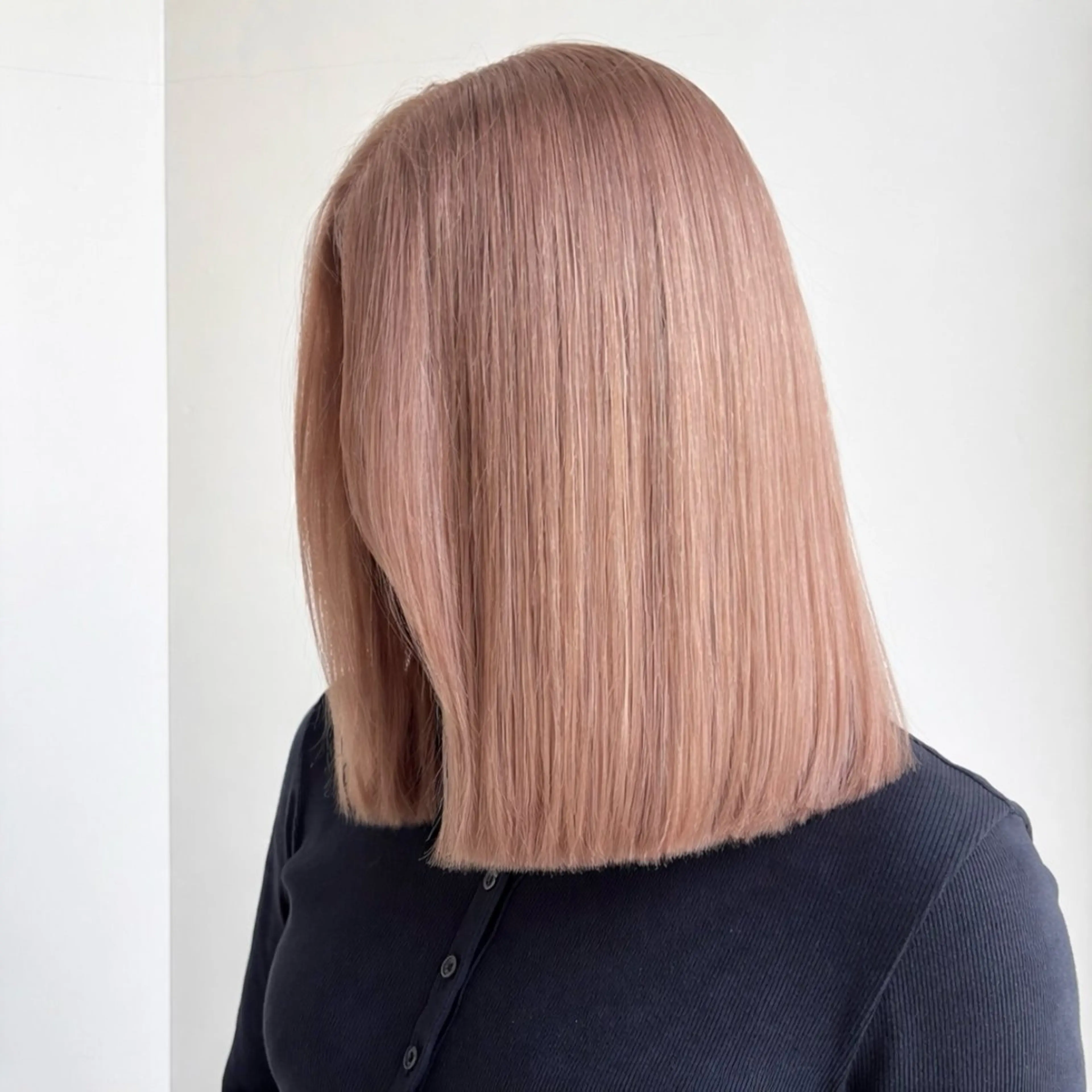 ミディアム カラー カット ヘアカラー トリートメント ヘッドスパ ヘアセット 🍎似合わせハイトー ン🍎ののかのヘアスタイル