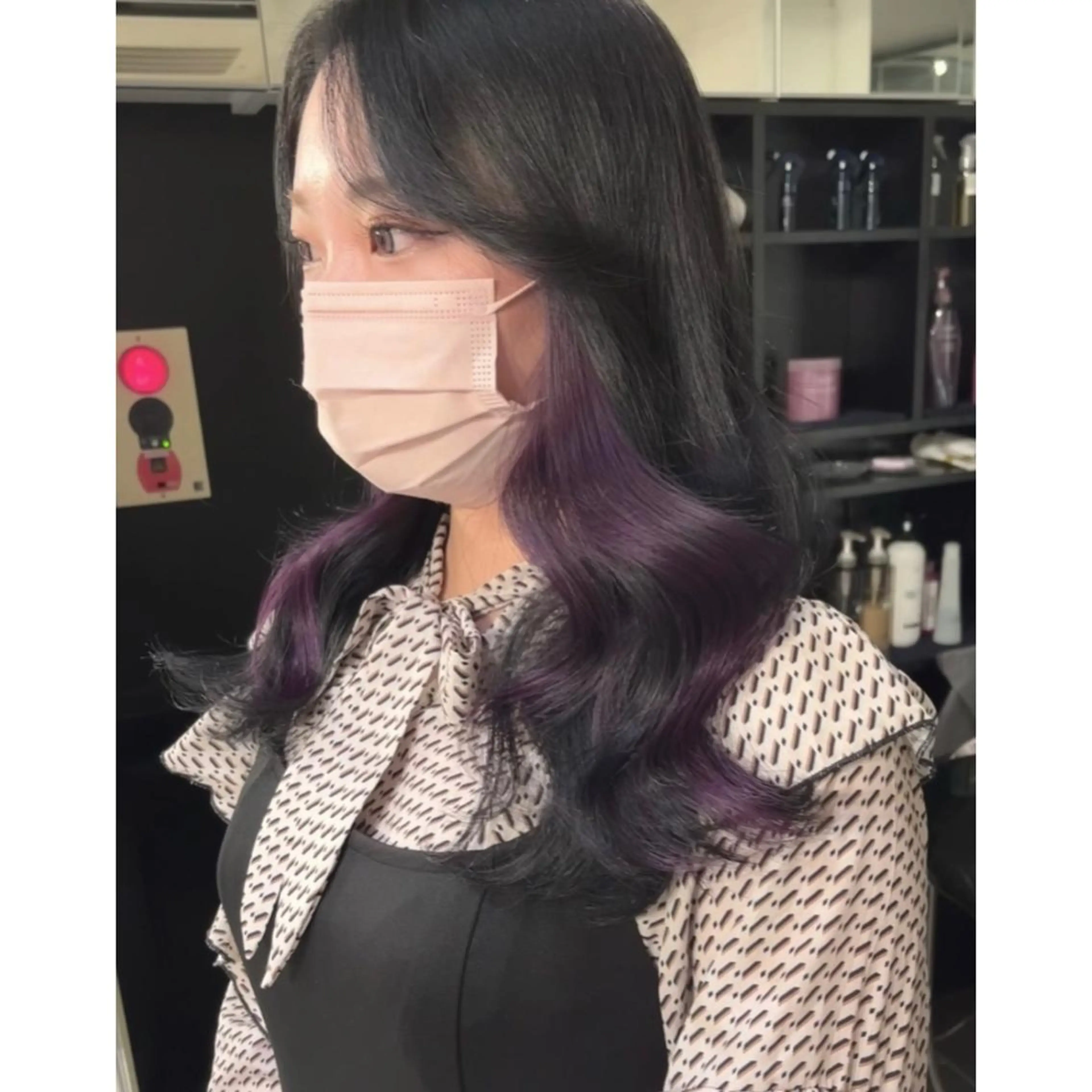 ロング カラー ブリーチ ヘアカラー miyu /トレンド カラー×艶髪のヘアスタイル