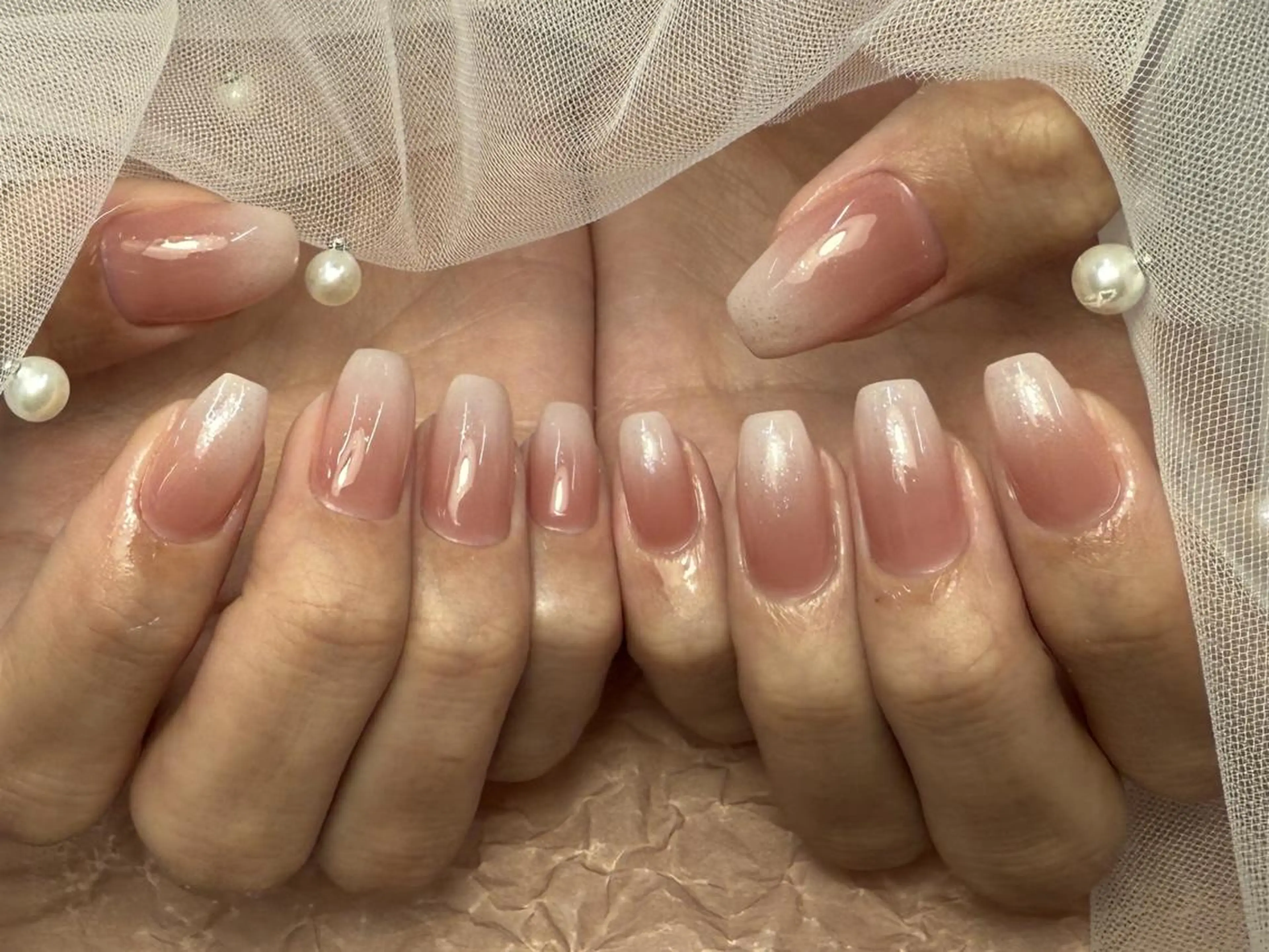 ネイル グラデーション シンプルネイル ハンドネイル ハンドケア ToliyDeliy Nail Salonのネイルデザイン