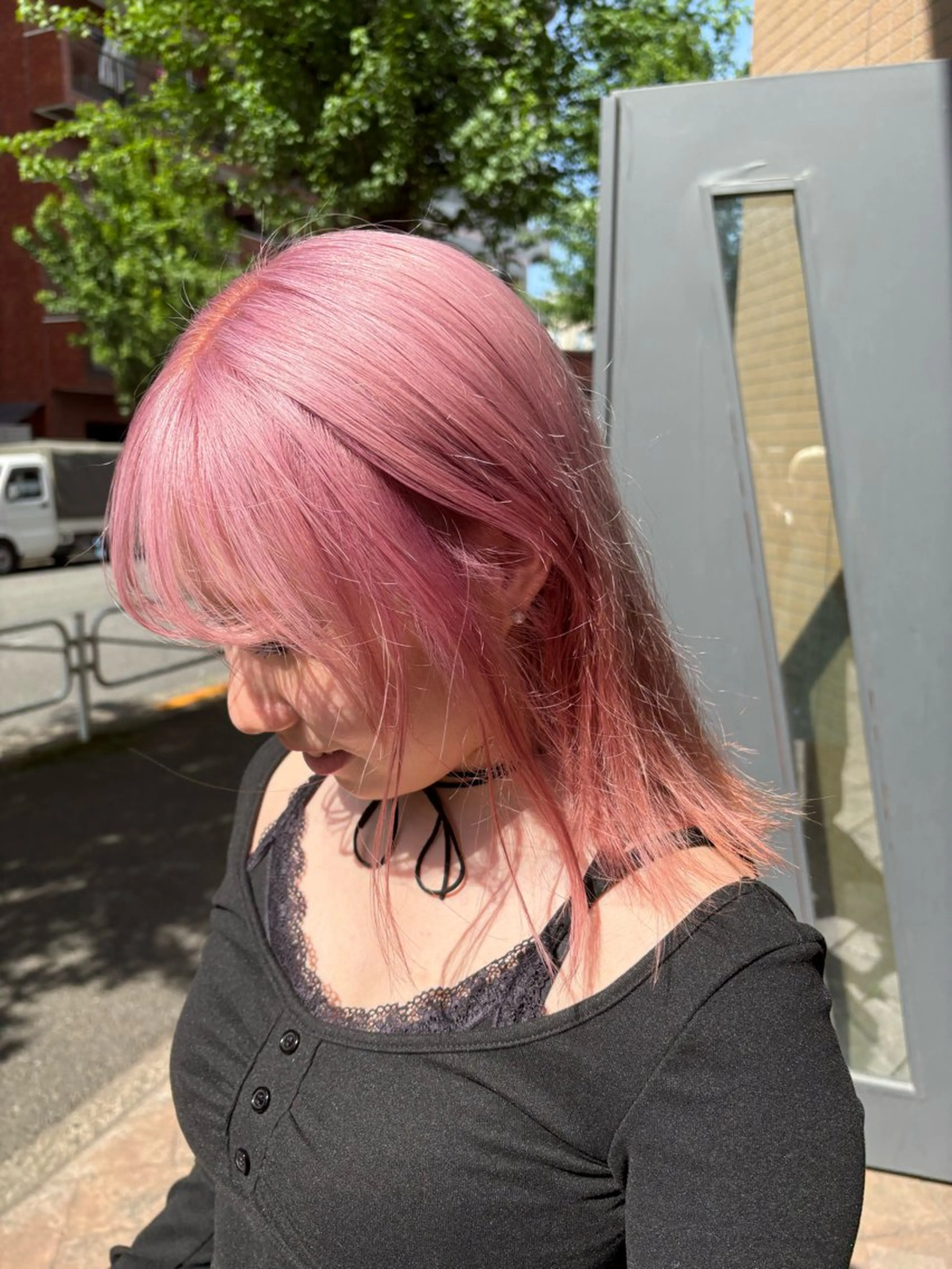 セミロング カラー ROCCO east MIYOのヘアスタイル