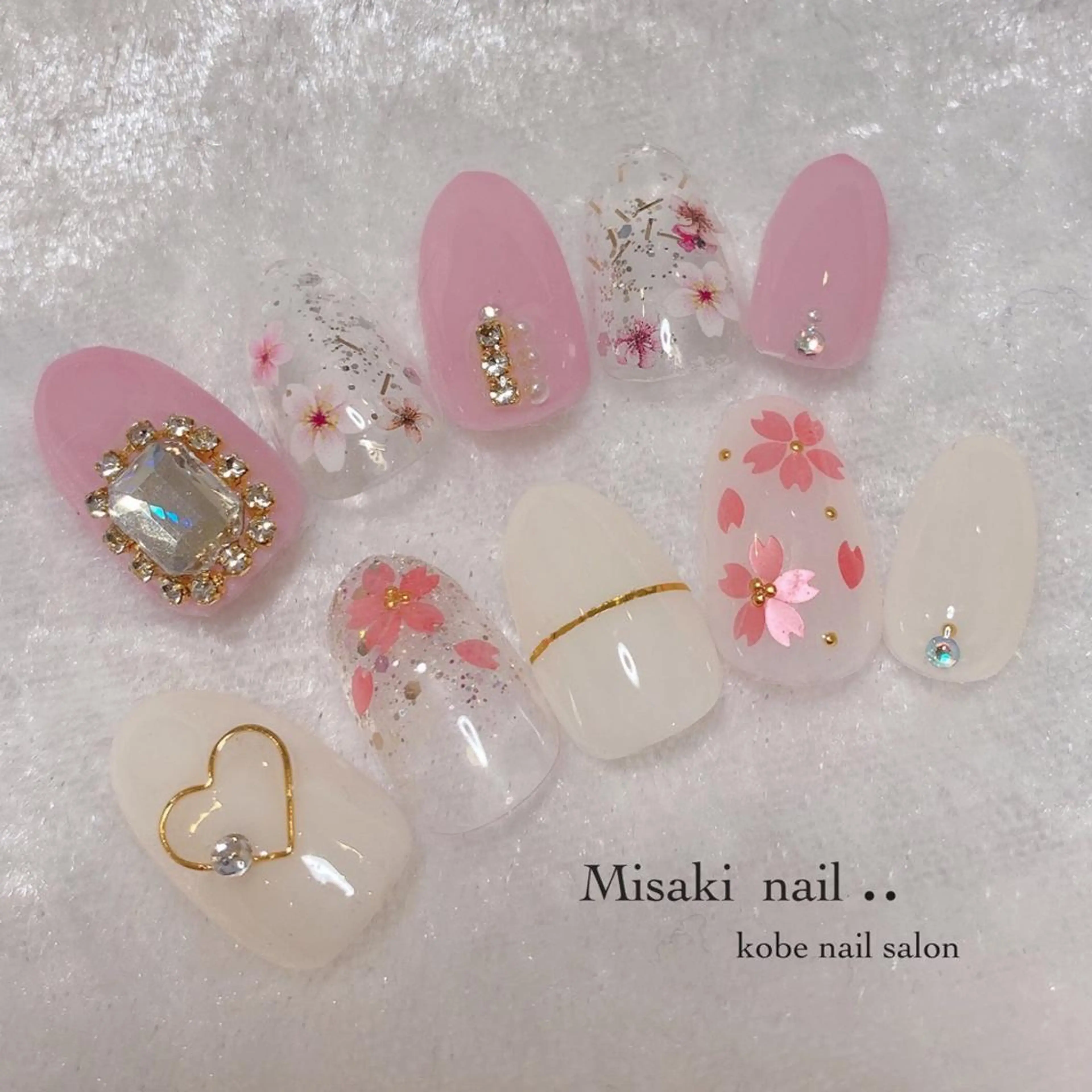 ネイル 韓国ネイル ワンホンネイル ハンドネイル nailsalon miinailsのネイルデザイン