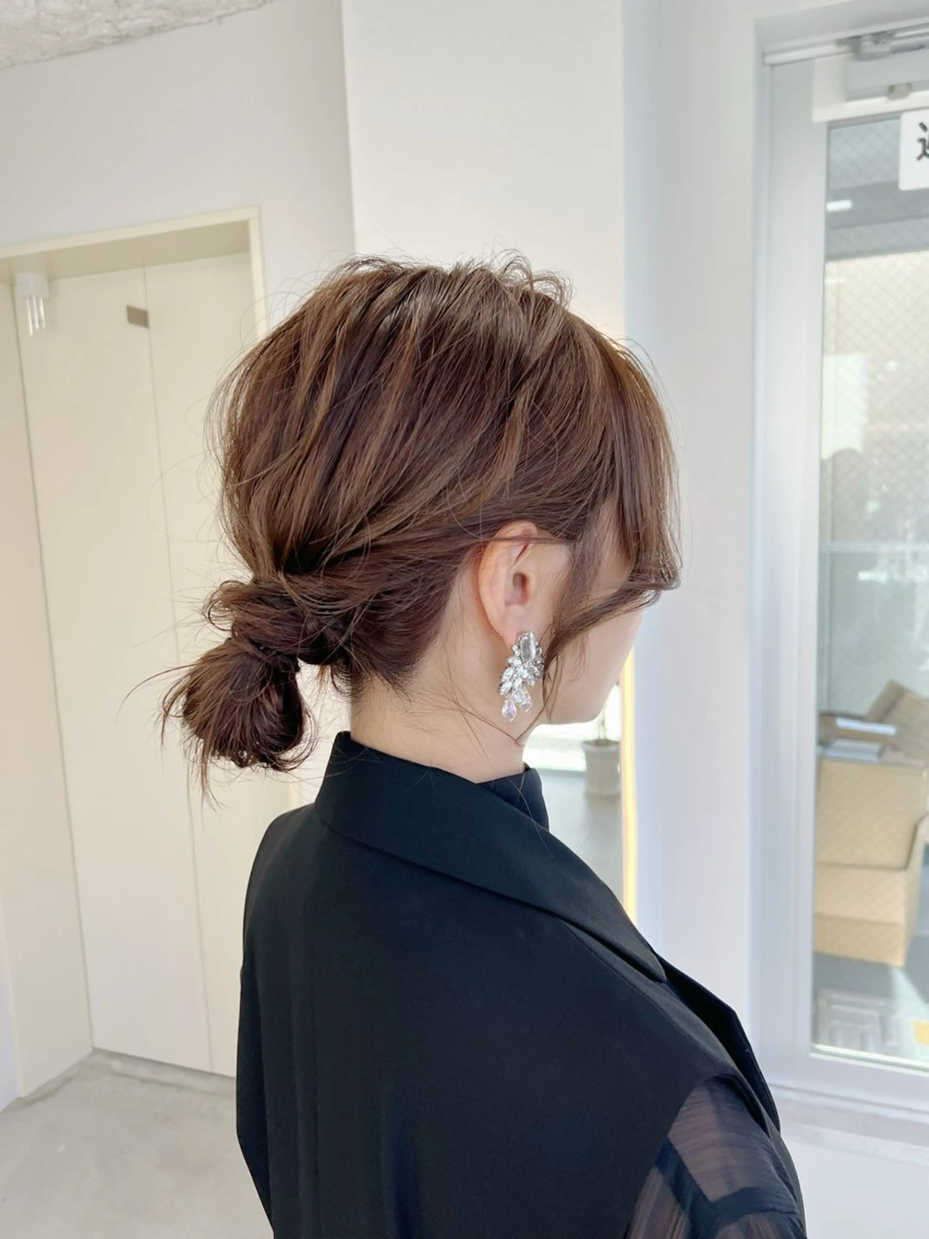 セミロング ヘアセット maya レイヤーカットのヘアスタイル