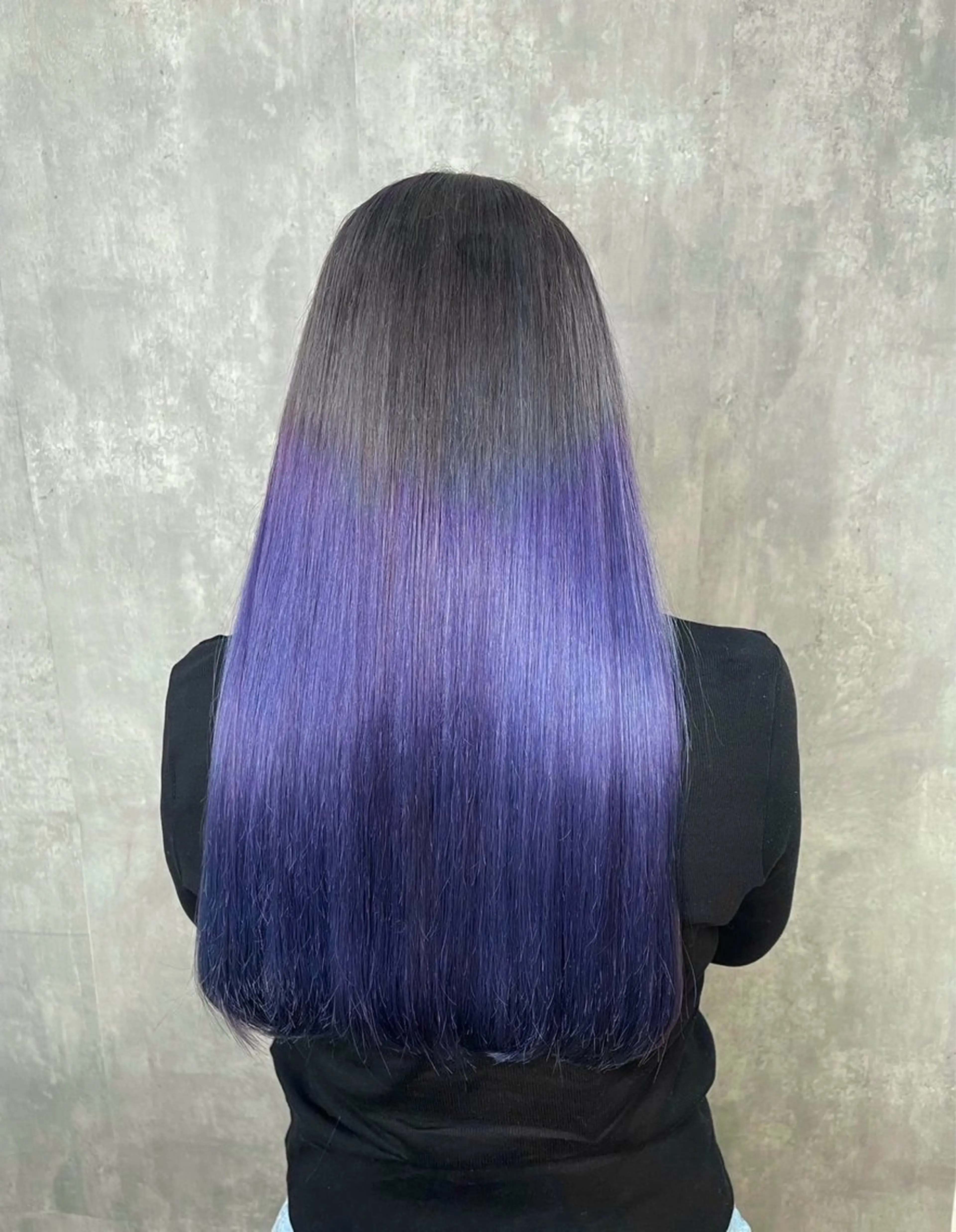 ロング カラー ブリーチ デザインカラー グラデーションカラー ハイトーンカラー シルバー ムラ修正/ ハイトーン💖Riaのヘアスタイル