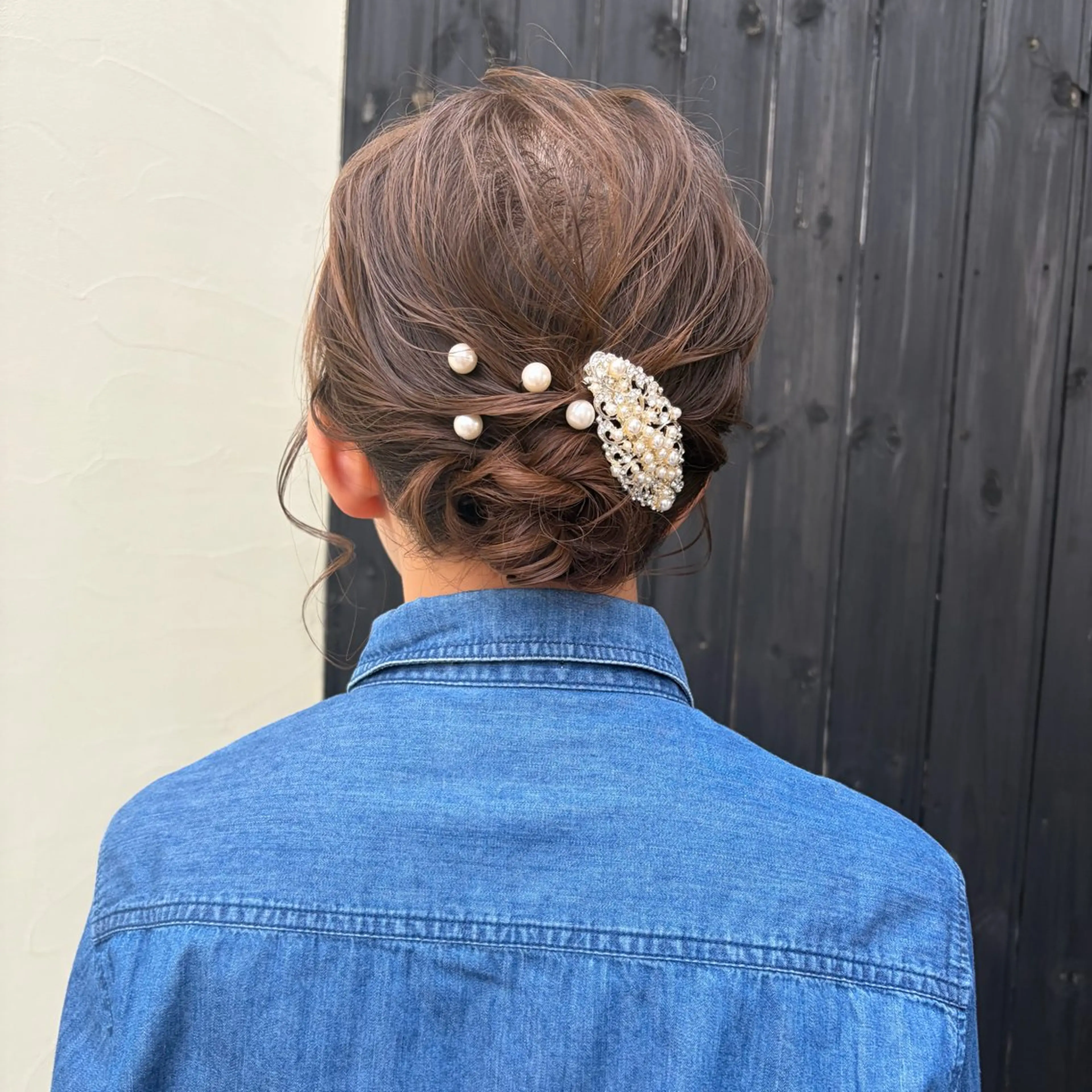 ヘアアレンジ ボブ ヘアセット 松本 茜のヘアスタイル