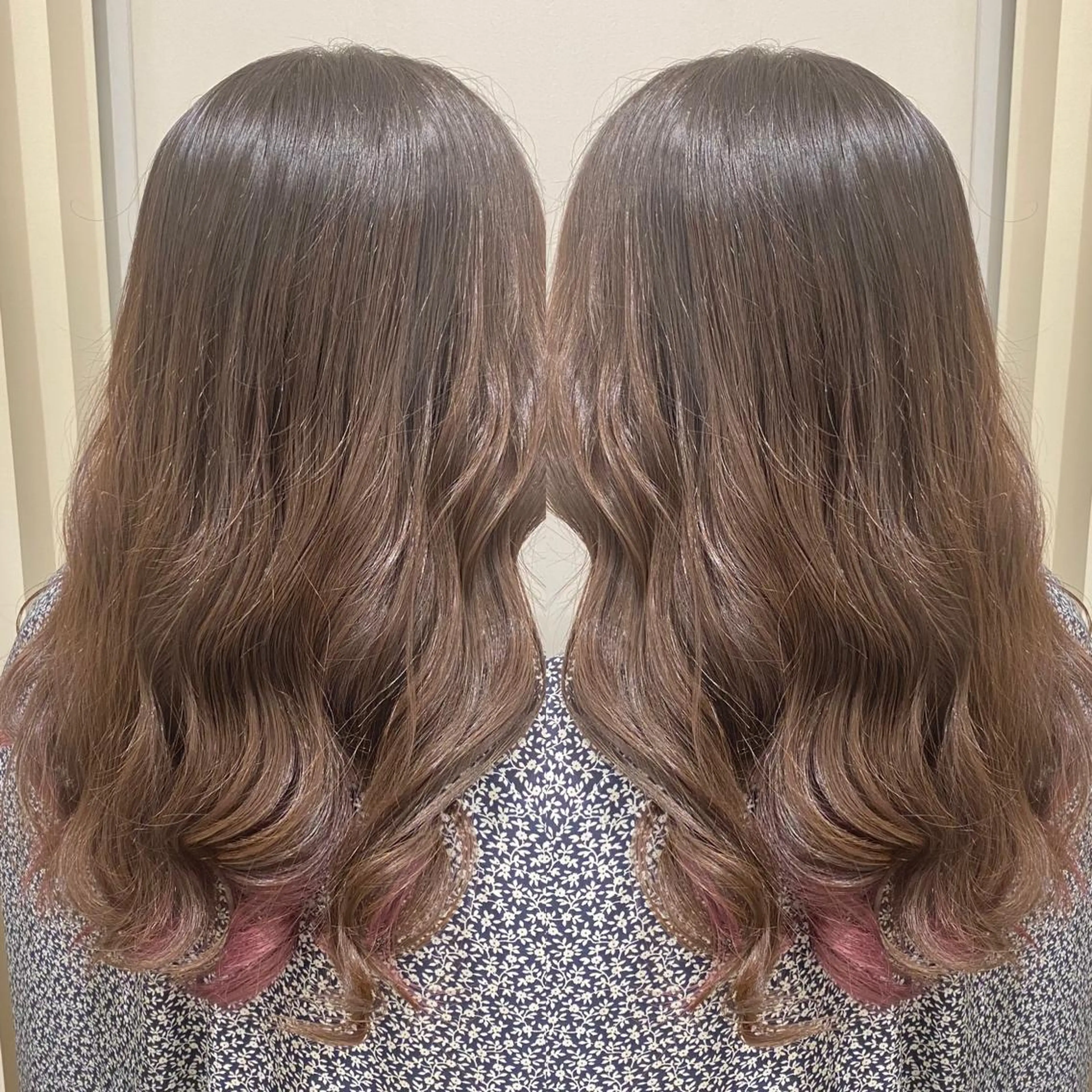 セミロング ヨシンモリ カット ヘアカラー 髪質改善カラー/店長 宮内秀峰のヘアスタイル