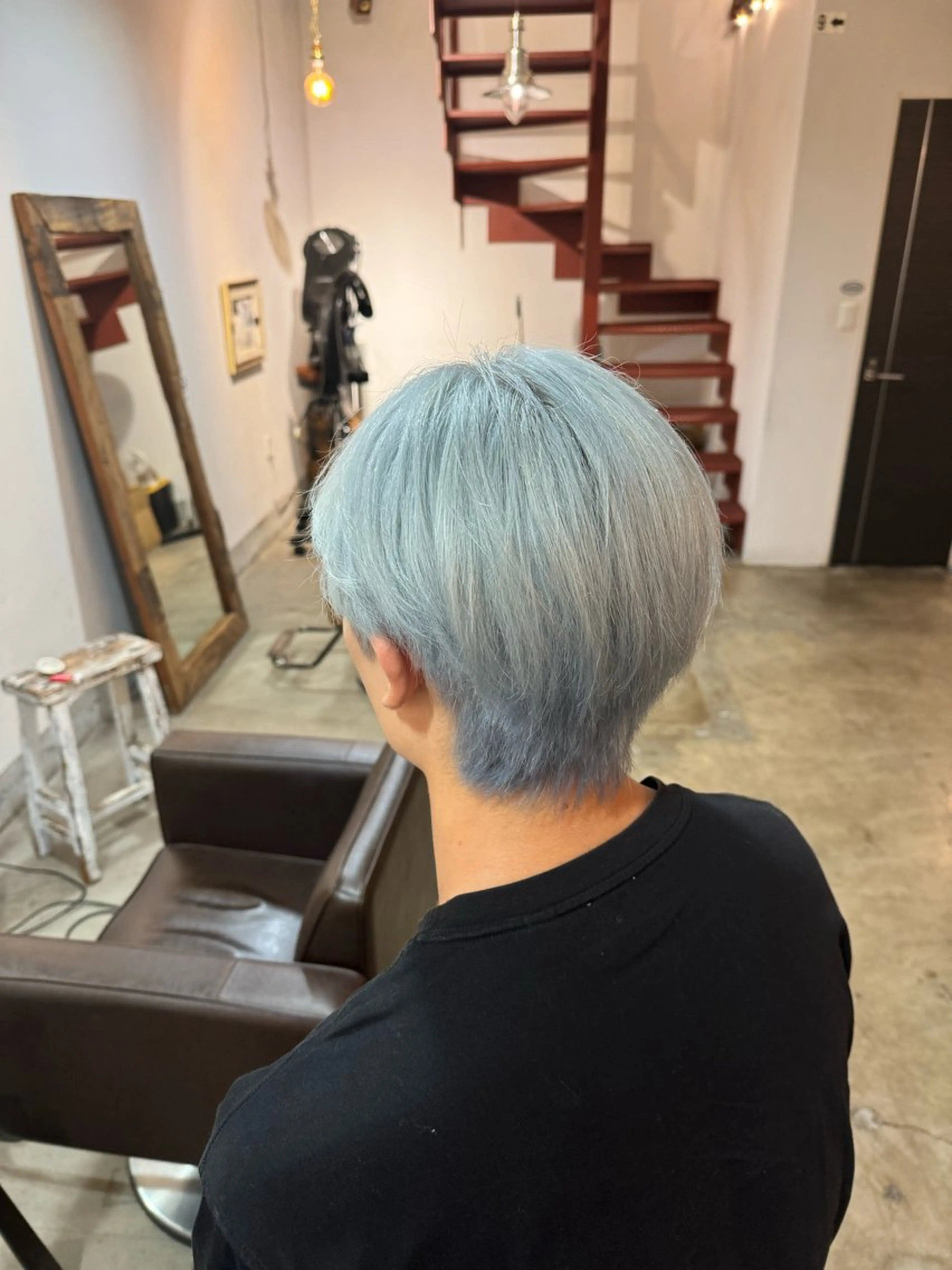 メンズ CREA相武台所属・🫧透明感カラー/落 ちる黒染め/彩夏🫧のヘアスタイル