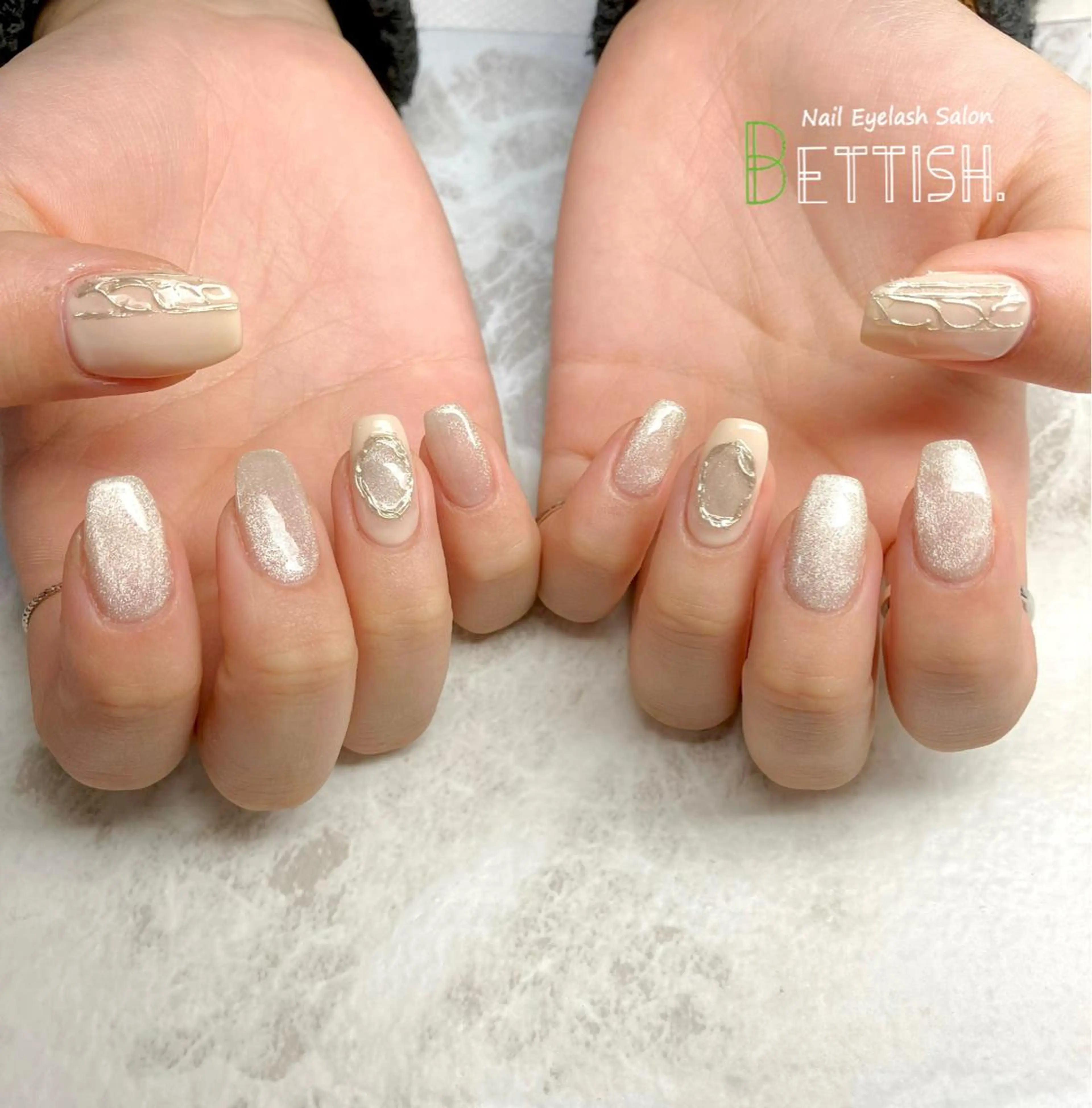 ネイル マグネットネイル BETTISH. KUMIKO☺︎︎のネイルデザイン