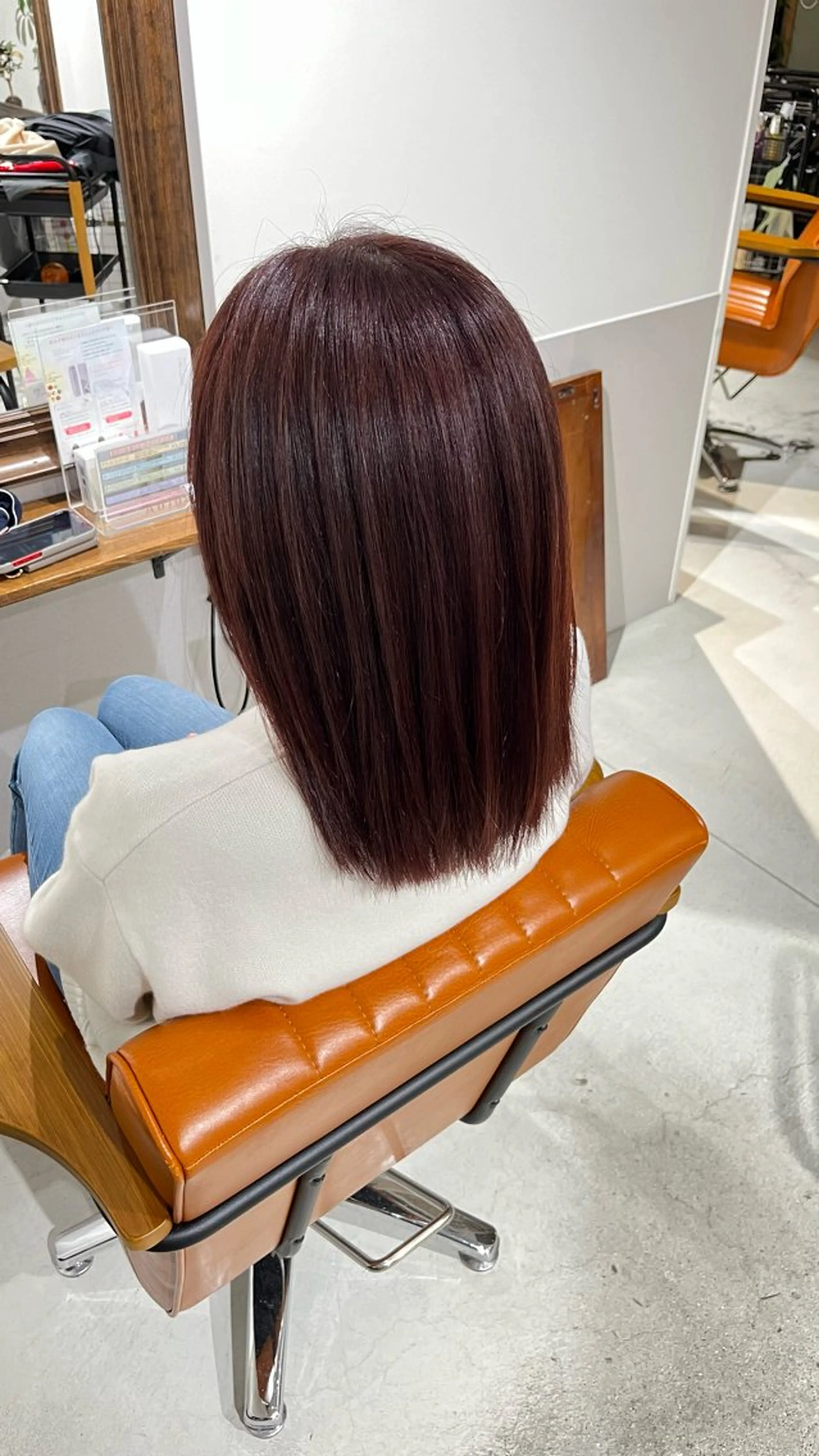 セミロング 鶴舞/透明感/リア ライズ/ いっとぅーのヘアスタイル