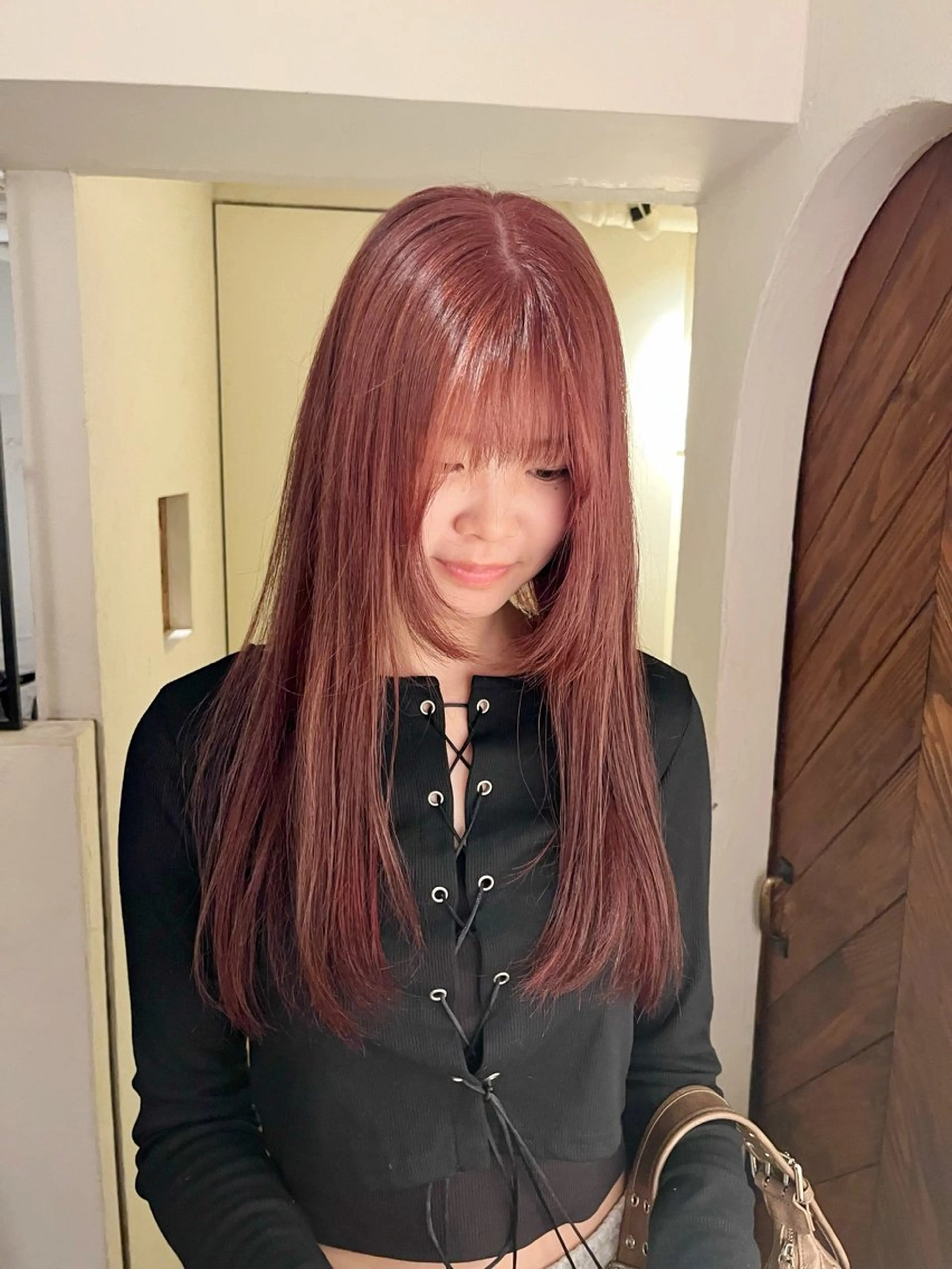 ロング カラー 加藤好/ボブ /レイヤー/暖色🧡のヘアスタイル