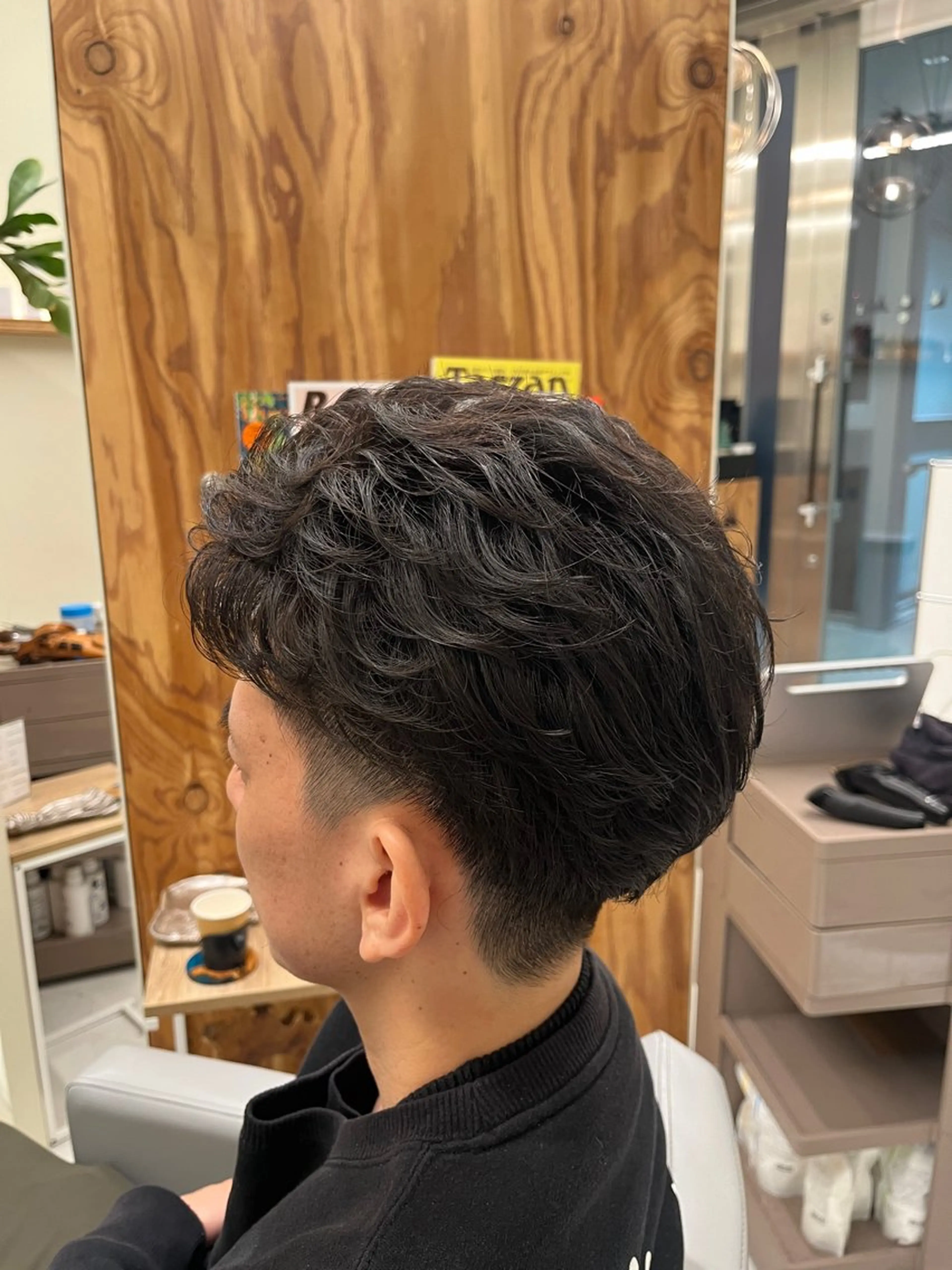 ショート パーマ メンズ 髪質改善/縮毛矯正 艶髪🔥高杉のヘアスタイル