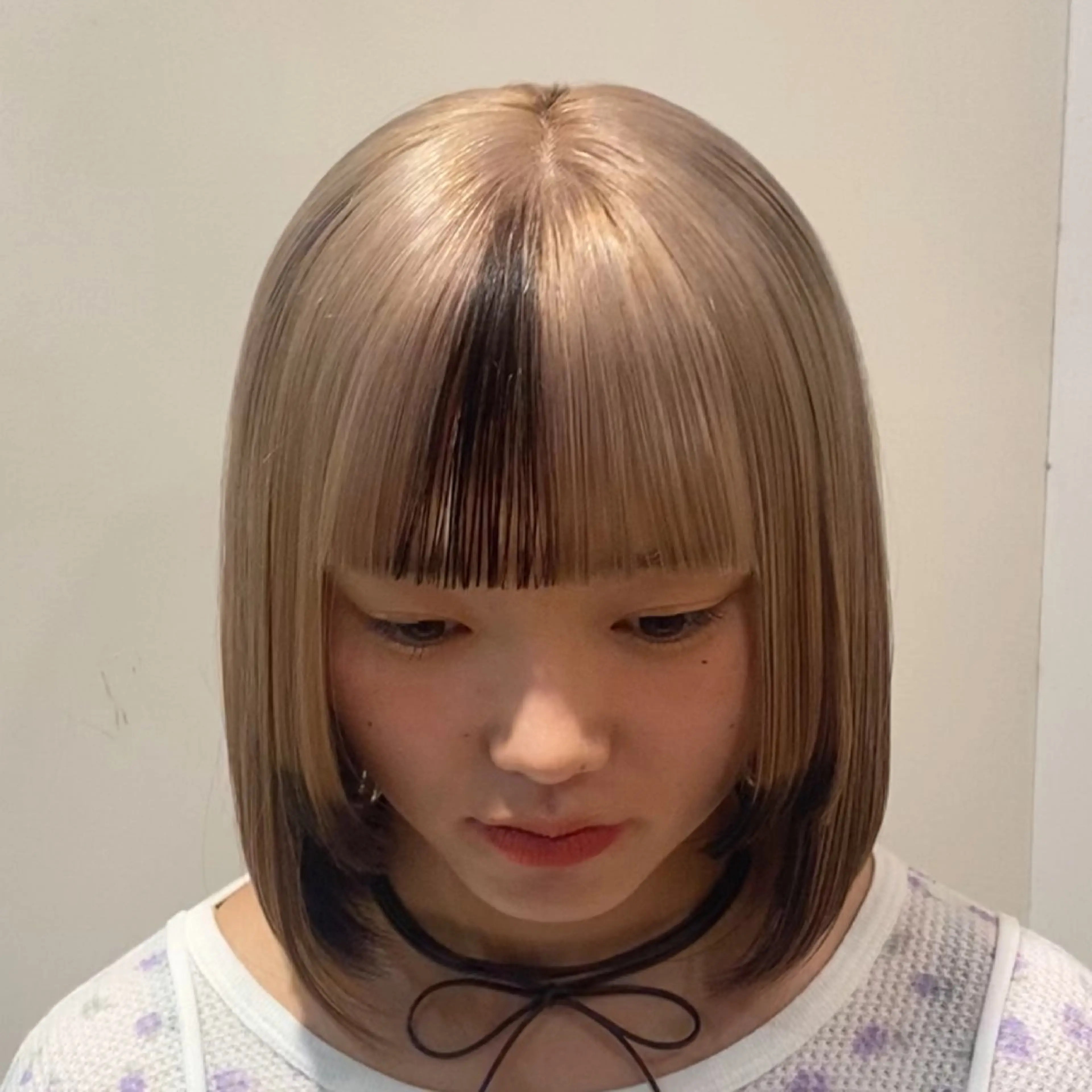 カラー ブリーチ デザインカラー hair salon 束sok所属・ナホ/ハイトーン/ ブリーチ/ヘッドスパのヘアスタイル