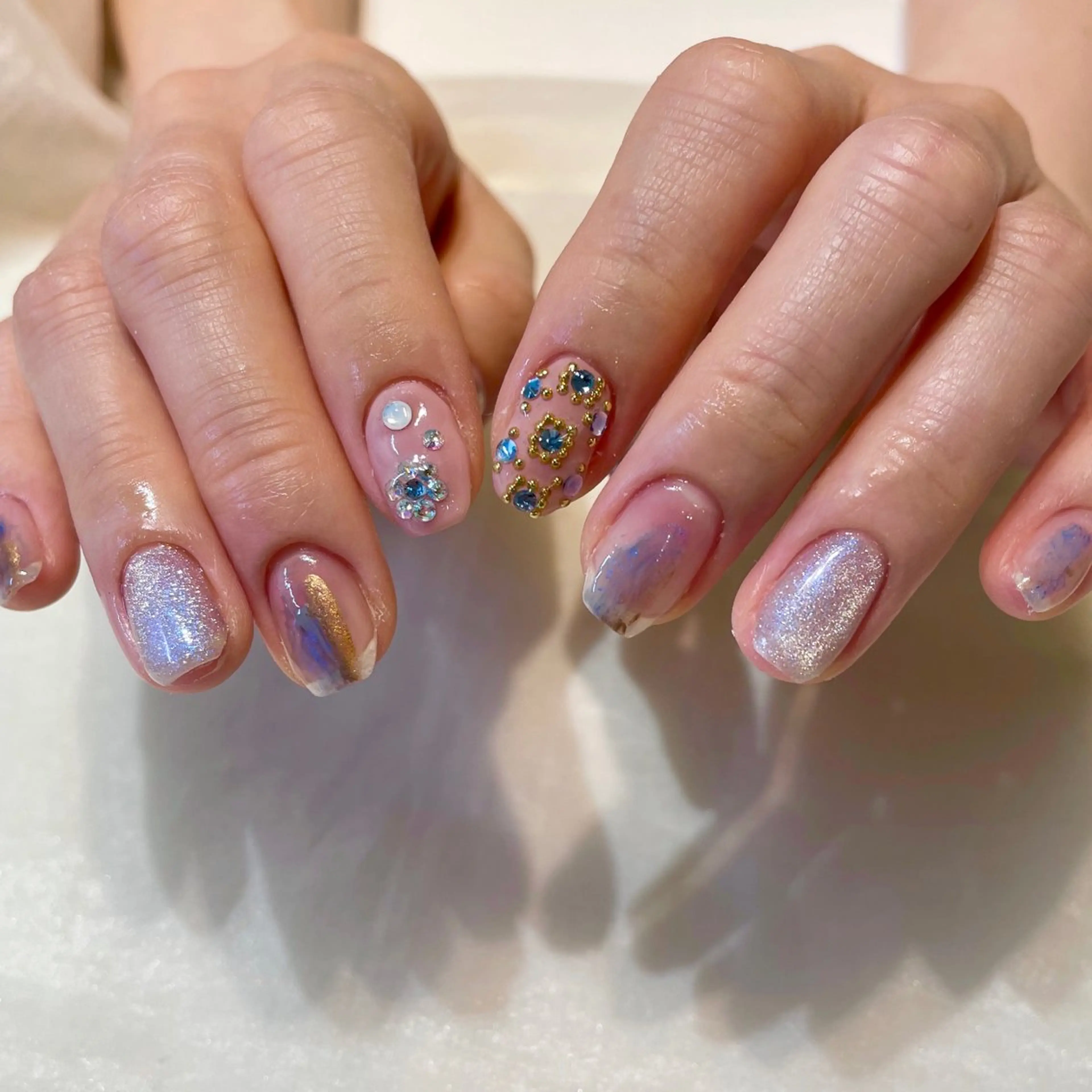 ネイル ハンドネイル 新井 ひなののネイルデザイン