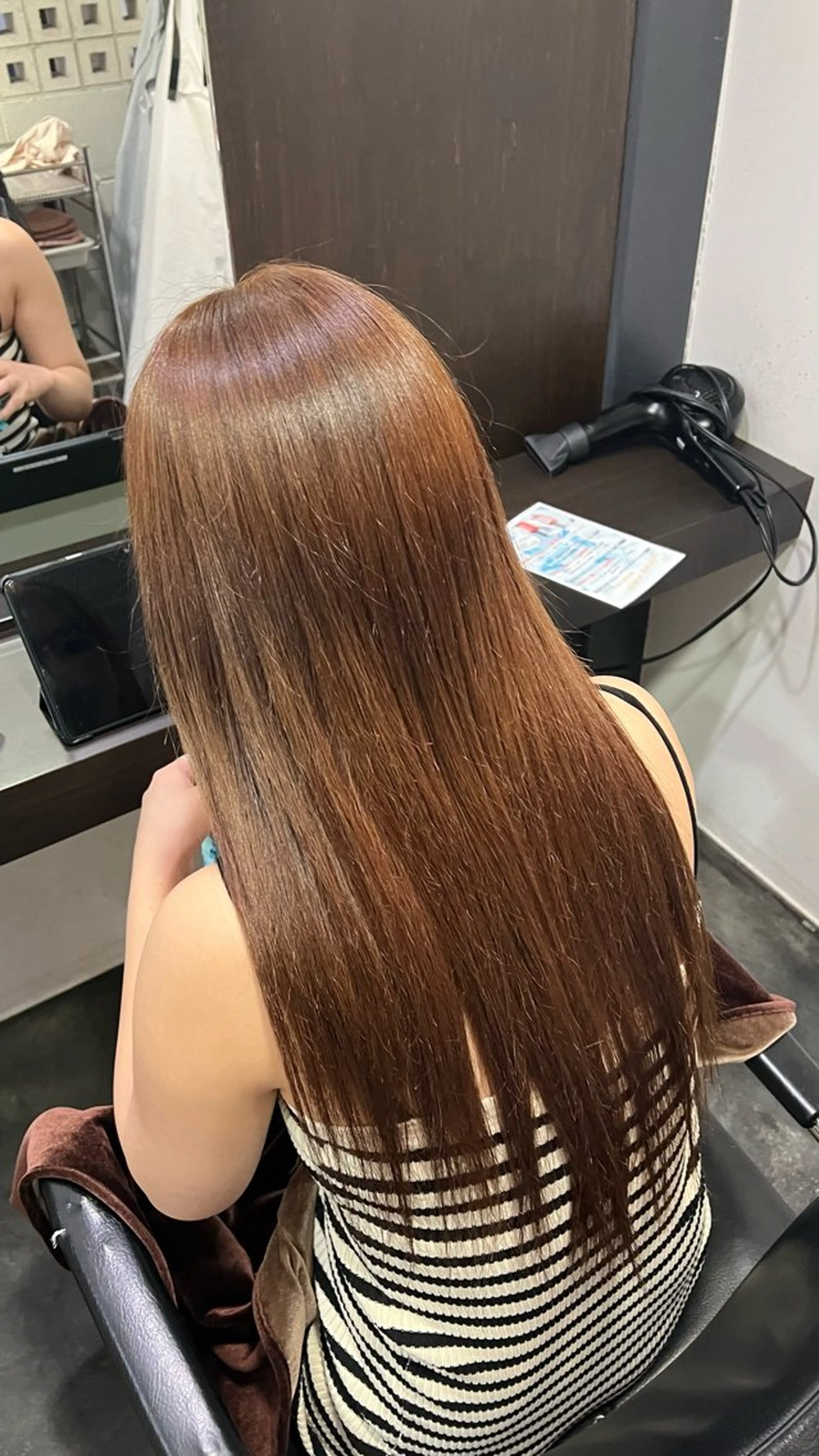 ロング カラー アッシュ ブラウンカラー 南草津/トレンドカラ ー/パーマ　西村美月のヘアスタイル