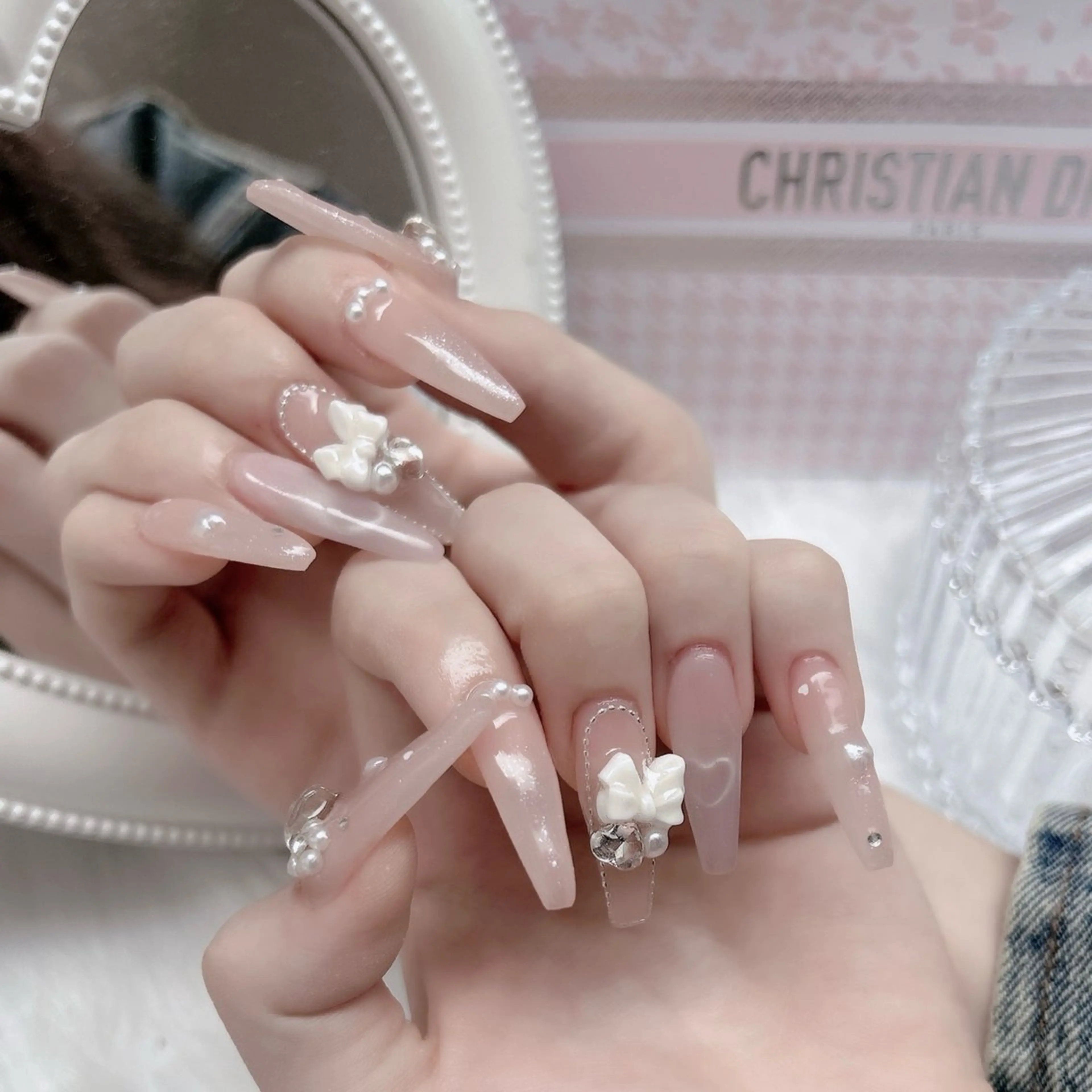 ネイル スカルプネイル merci nailのネイルデザイン