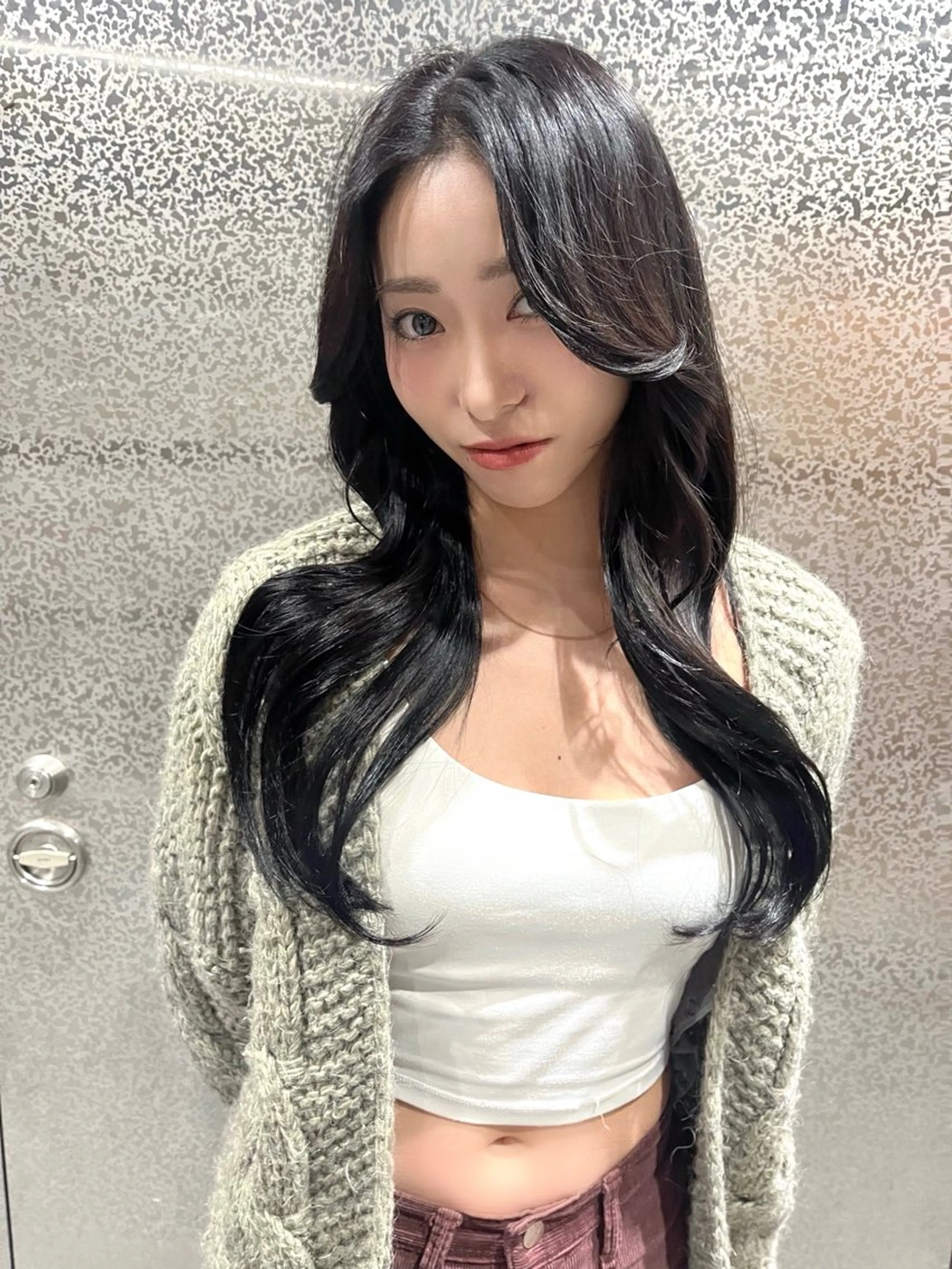 ロング カラー Lita所属・尾崎隼大 レイヤー/韓国ヘアのヘアスタイル