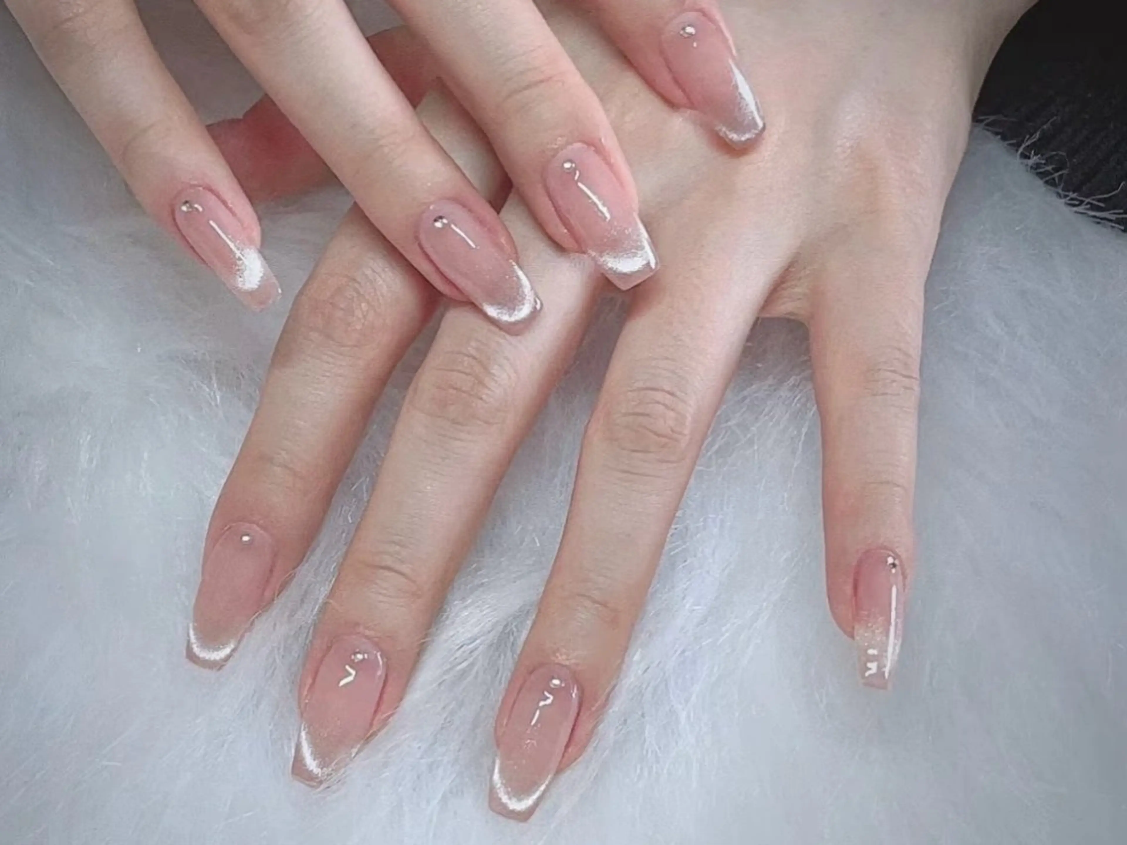 セミロング ハンドネイル ハンドケア NAILS Soraのネイルデザイン