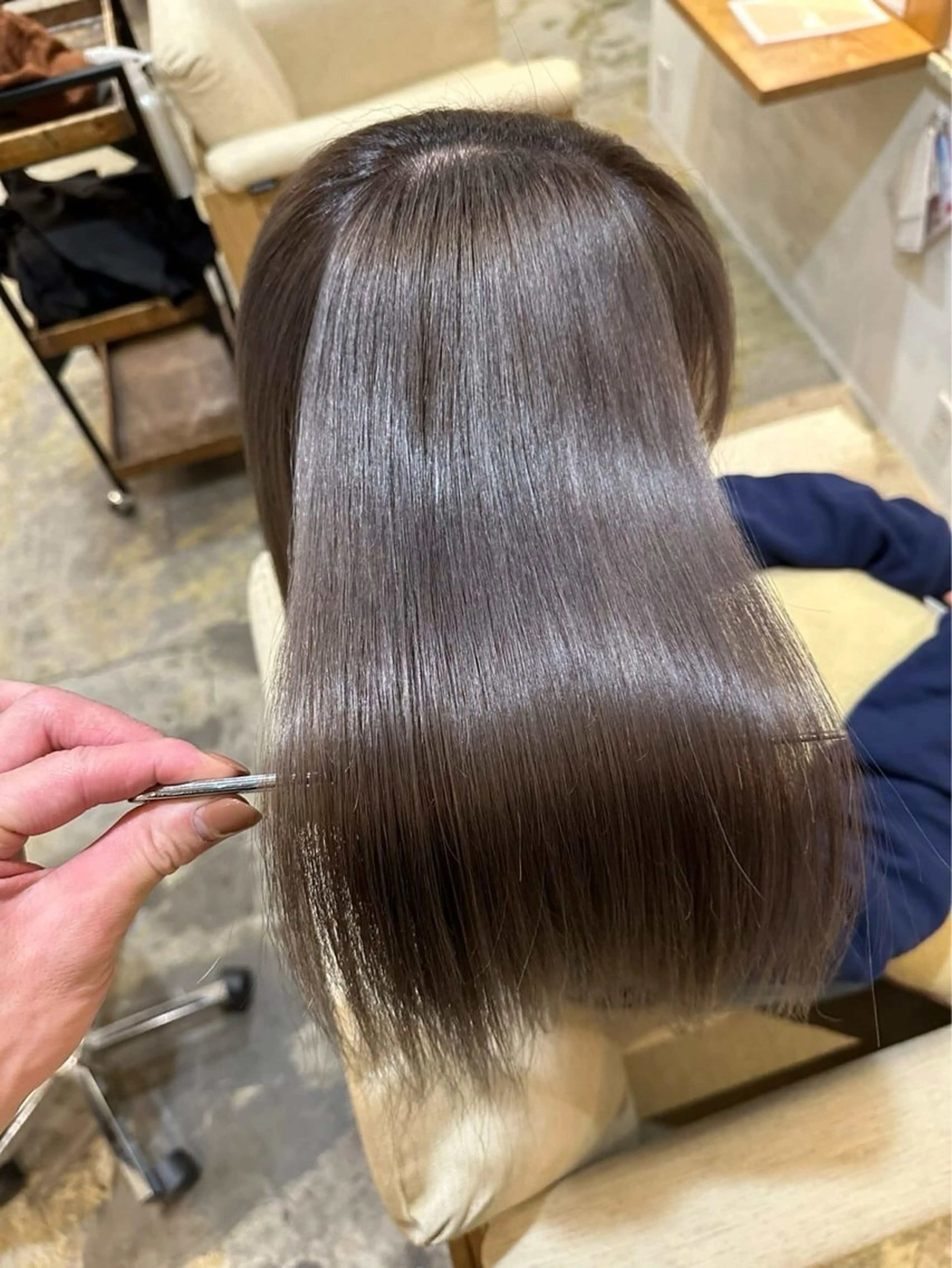 カラー defi リカのヘアスタイル
