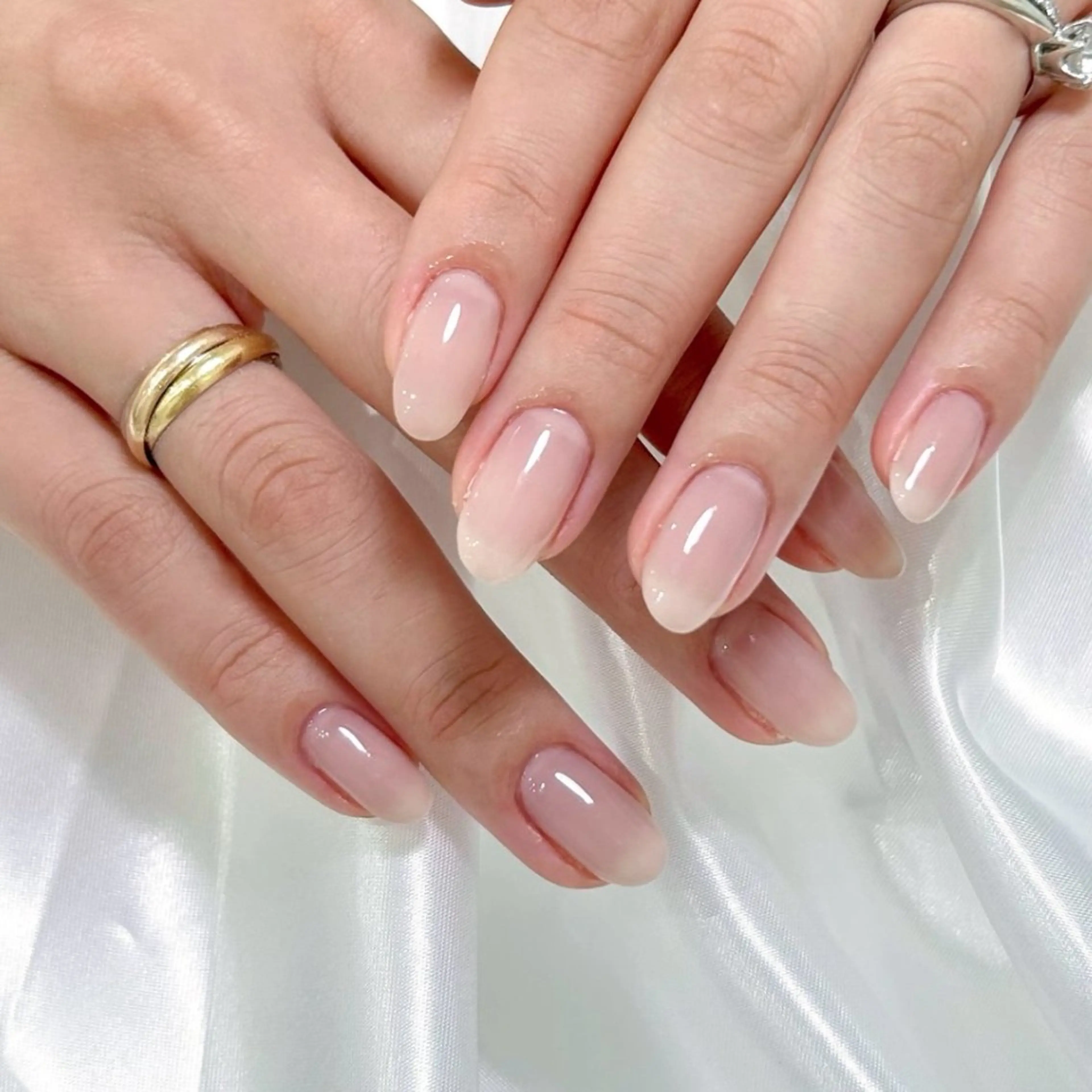 ネイル ワンカラーネイル エルバイノリコ🎀 堅田パラジェル取扱店のネイルデザイン