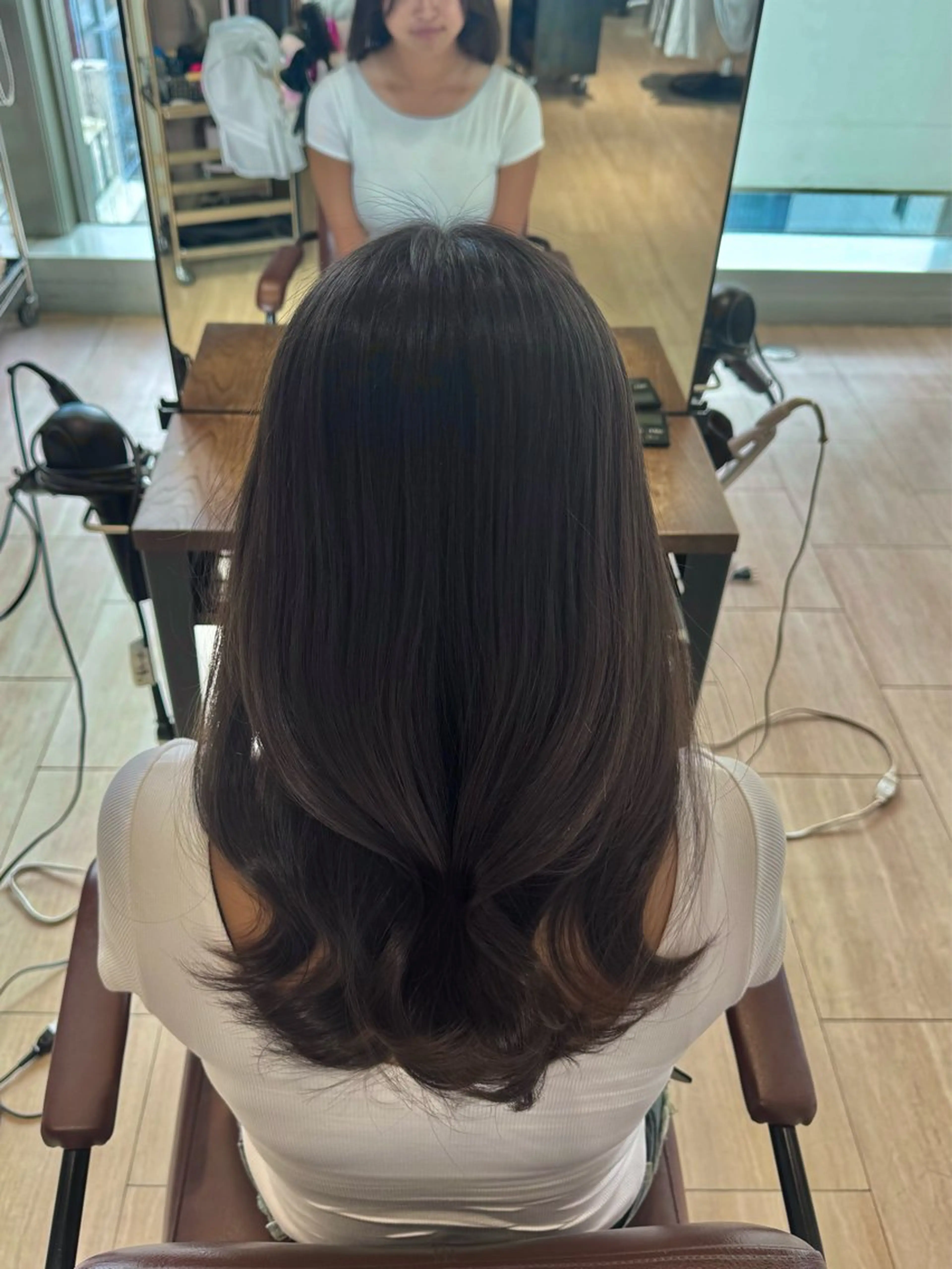 ロング 韓国風ヘア ヘアセット モデル様 募集中💖祝迫華艶のヘアスタイル